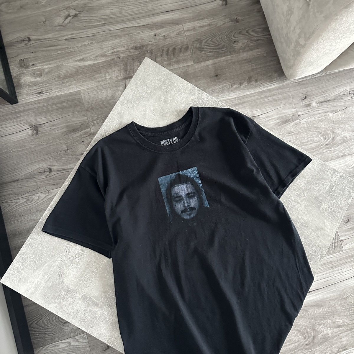 Rap Tees Post Malone Posty Co B&B tour tee beerbongs Bentleys rap y2k Size US L / EU 52-54 / 3 - 5 Thumbnail