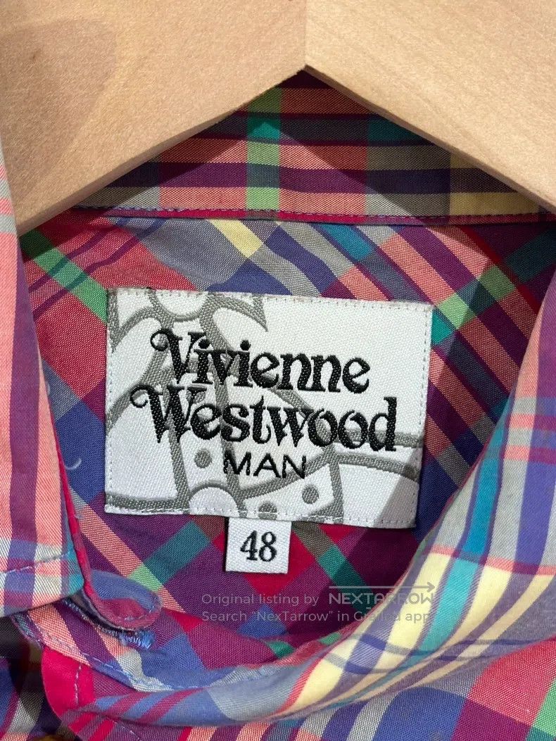 Vivienne Westwood vivienne westwood Slant front asymmetric plaid shirt Size L / US 10 / IT 46 - 5 Thumbnail
