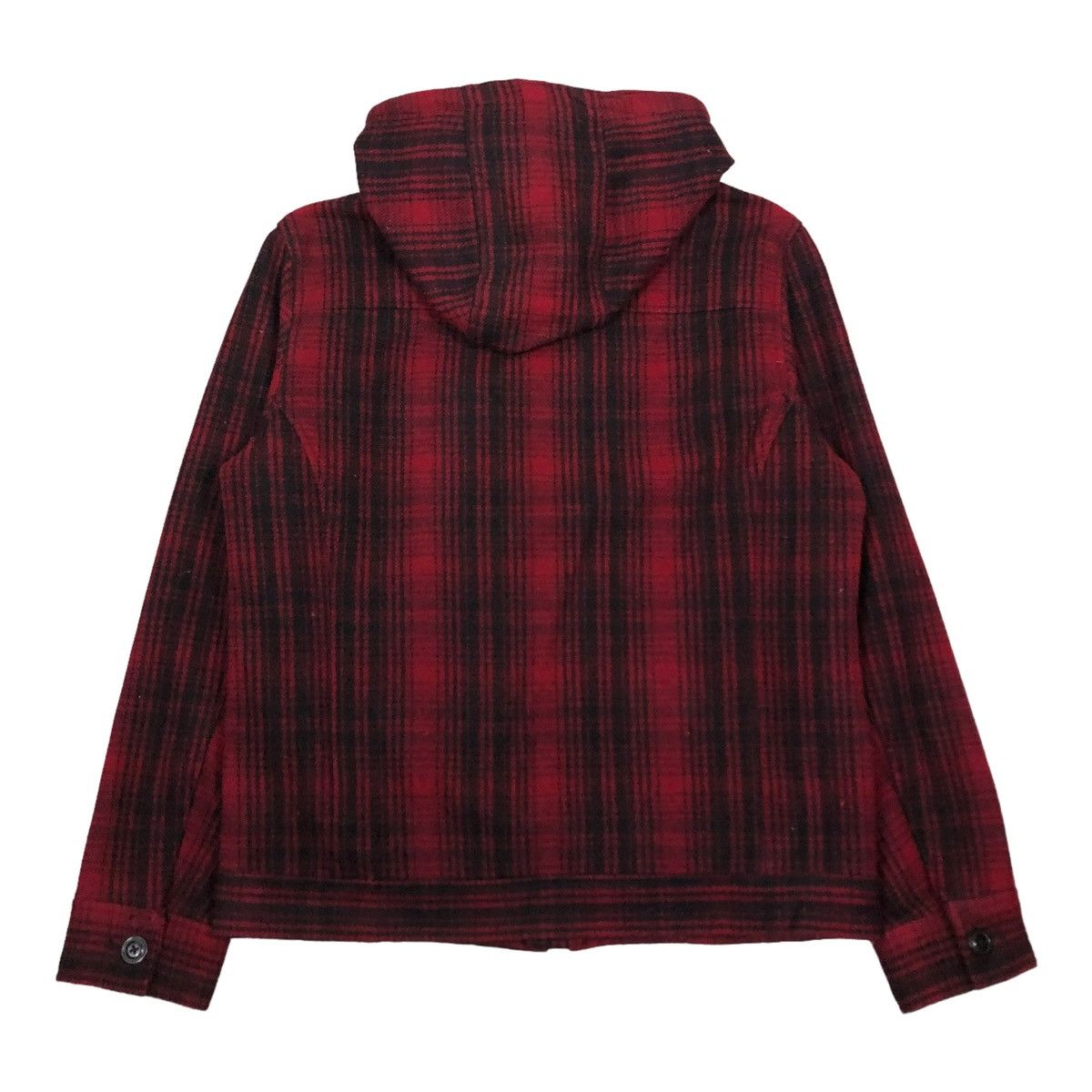 Japanese Brand 🔥VINTAGE BIKER WOOL JACKET GAP TARTAN DESIGN ISSEY MIYAKE Size US M / EU 48-50 / 2 - 2 Thumbnail