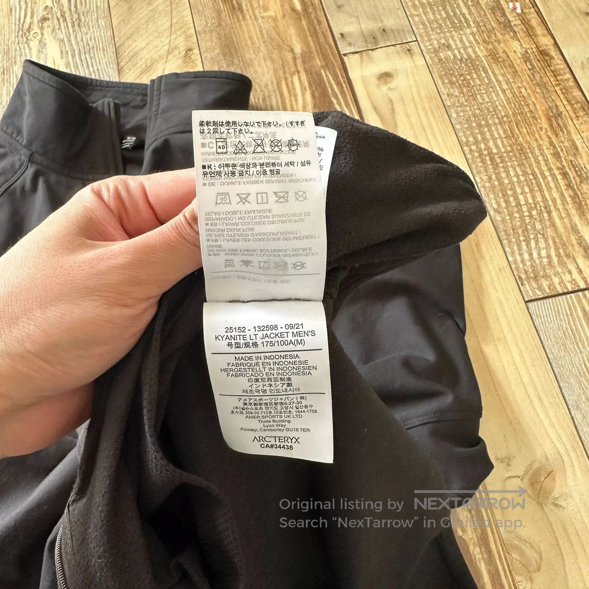 Arc'teryx Arc'teryx Kyanite LT Fleece Jacket. Size US M / EU 48-50 / 2 - 6 Thumbnail