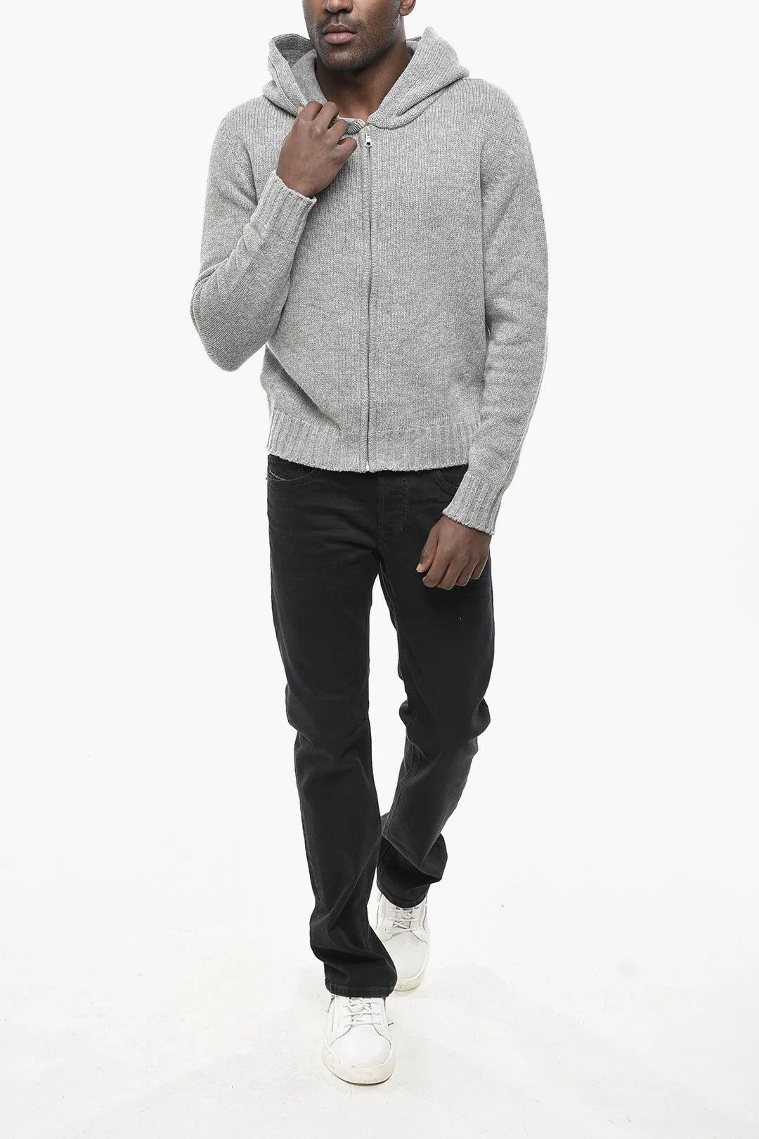 Palm Angels og1mm0326 Zip-Up Sweater in grey Size US XS / EU 42 / 0 - 4 Thumbnail