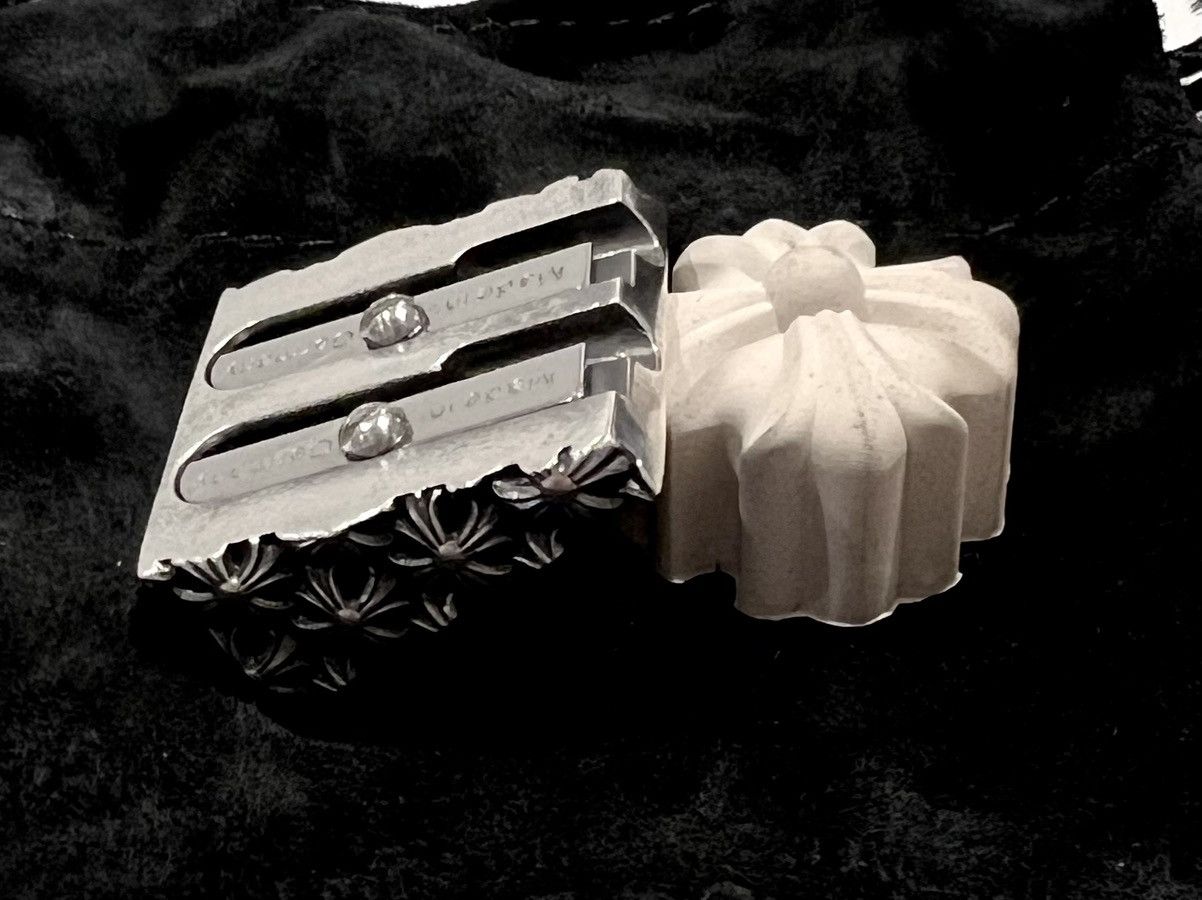 Chrome Hearts Chrome Hearts Silver Pencil Sharpener & Eraser Set Size ONE SIZE - 3 Thumbnail