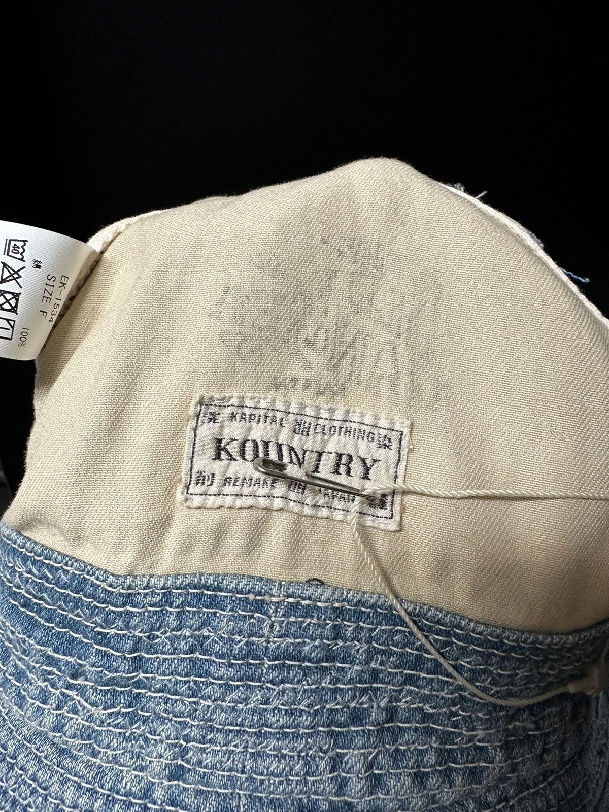 Kapital Kapital 11.5oz Denim The Old Man And The Sea Hat Size ONE SIZE - 9 Thumbnail
