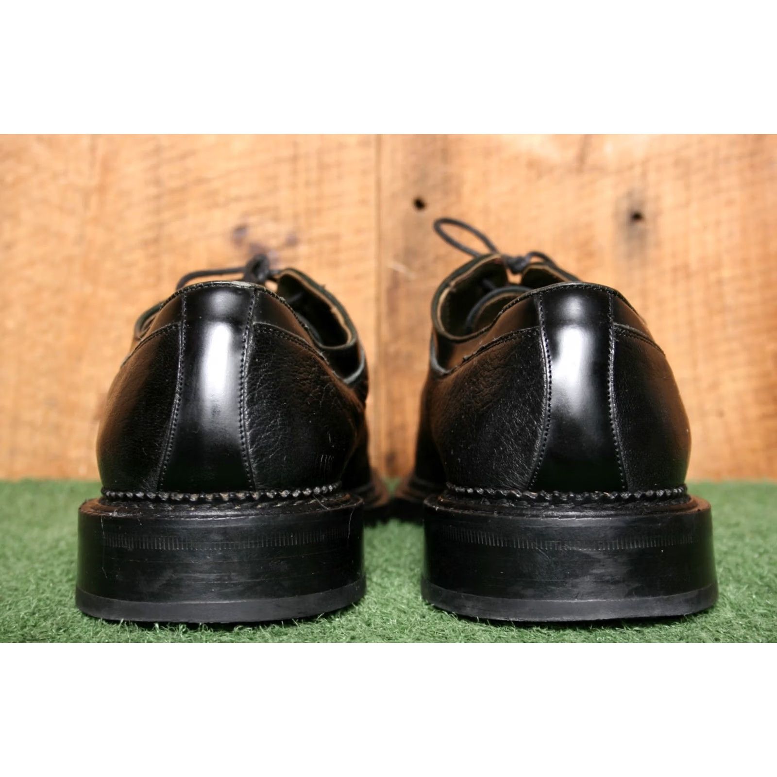 Mezlan MEZLAN Capella Black Leather Split Square Apron Toe Oxfords Sz. 9M Mens Dress Oxford Shoes Leather Upper Spain Capella Model"} Size US 9 / EU 42 - 4 Thumbnail