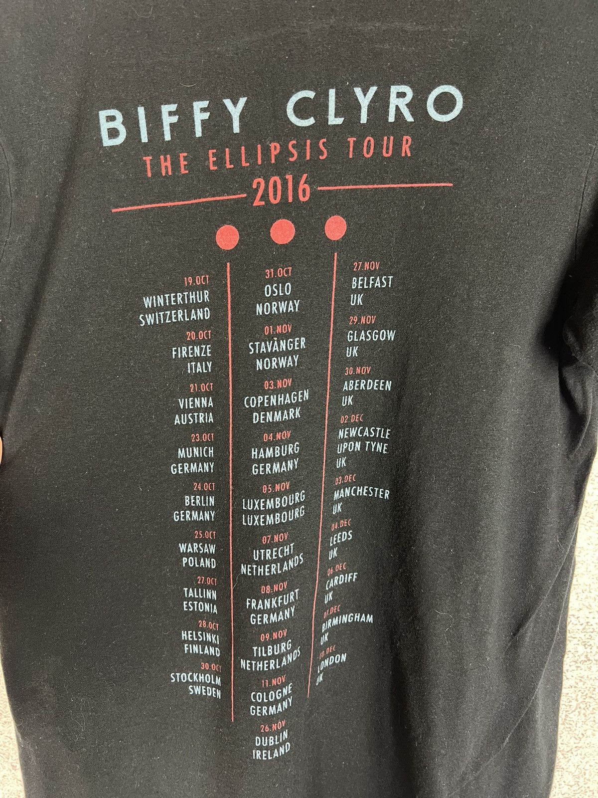 Band Tees Vintage Biffy Clyro Ellipsis Tour Rock Band Tee Size US S / EU 44-46 / 1 - 6 Thumbnail