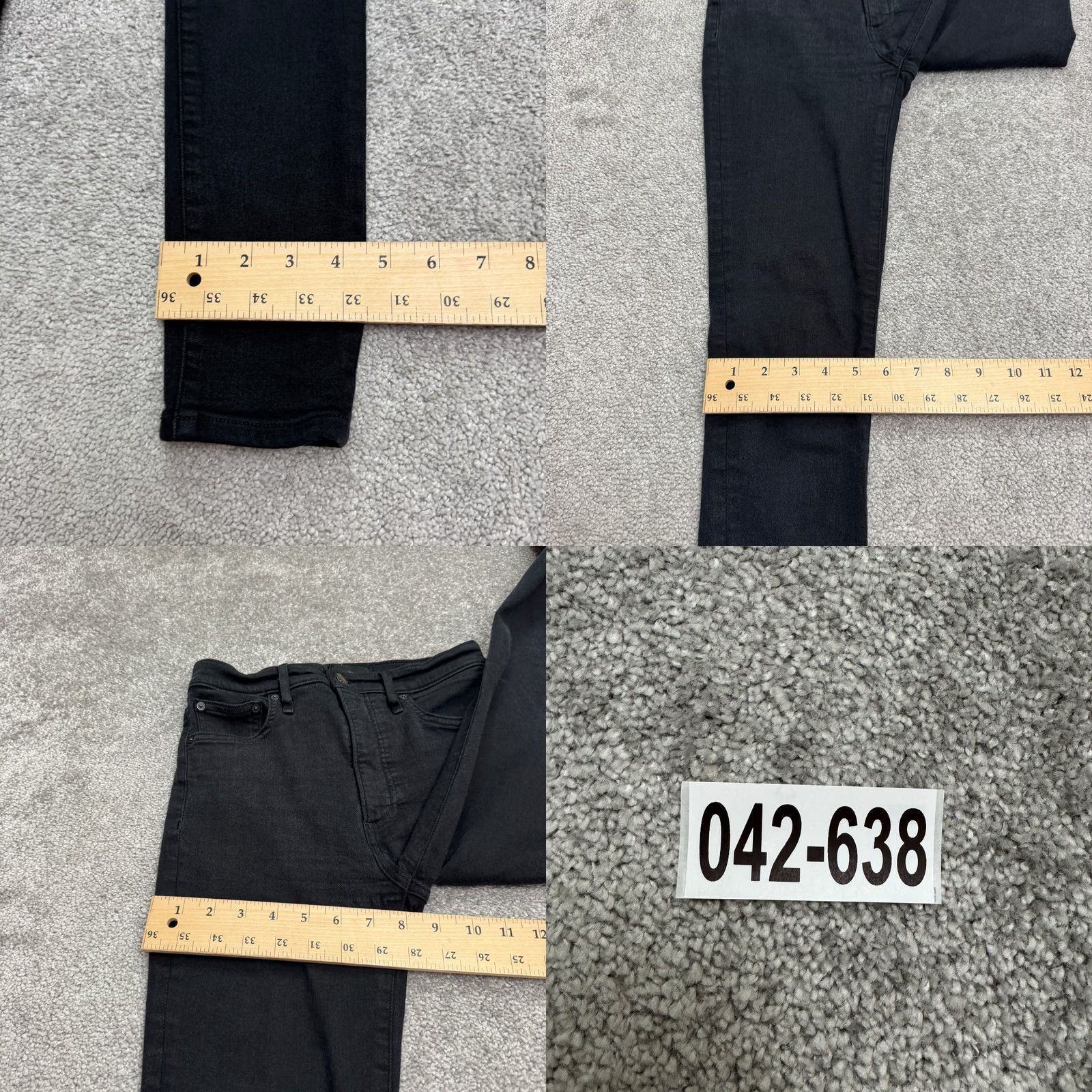 Aritzia Denim Forum The Lola High Rise Skinny Jeans Women 26 Black Stretch Size 26" / US 2 / IT 38 - 10 Thumbnail