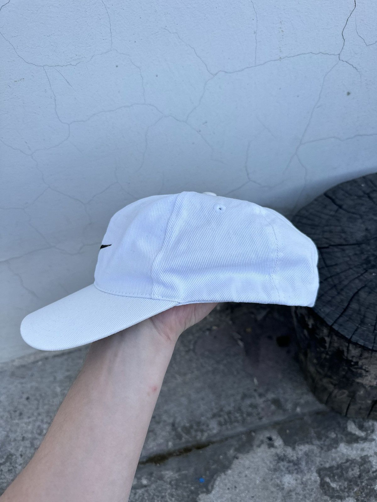 Nike × Vintage Vintage 90s Nike y2k Swoosh Cap Hat Size ONE SIZE - 3 Thumbnail