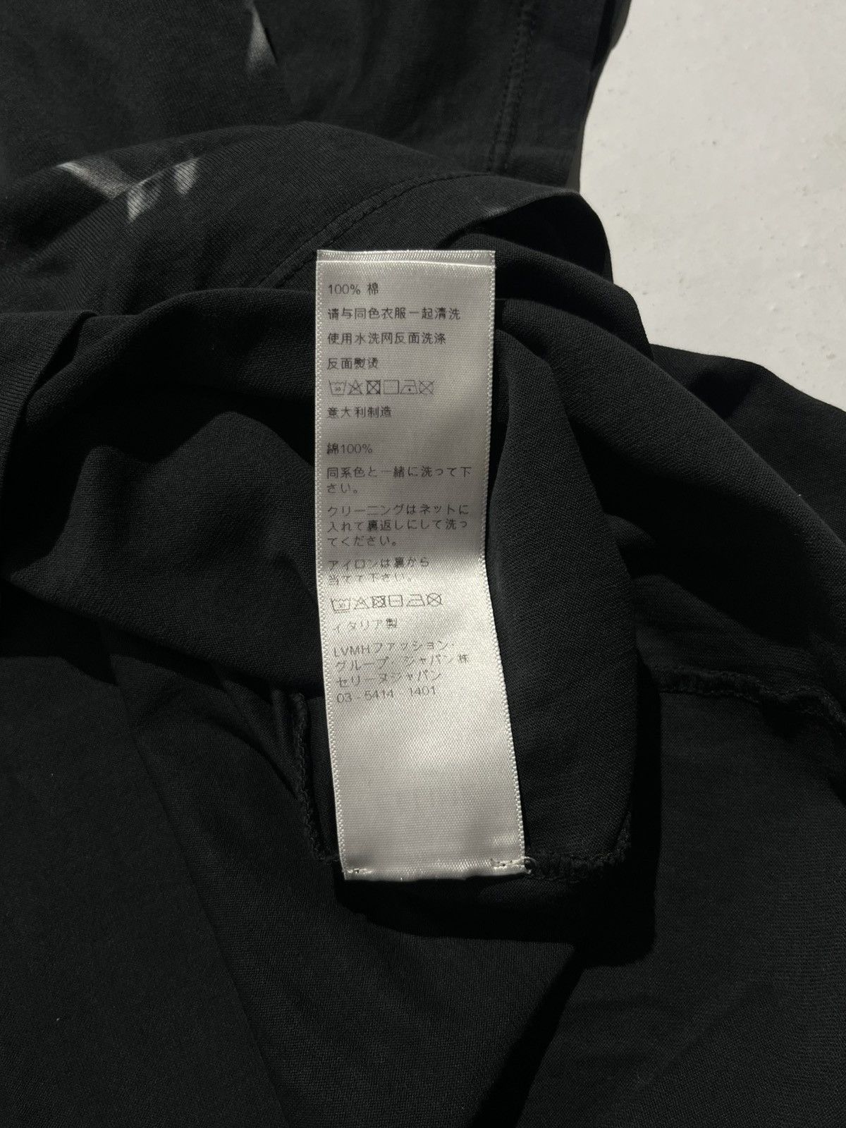 Celine Celine Black Smoke Tie Dye Tee by Hedi Slimane Size US XXL / EU 58 / 5 - 6 Thumbnail