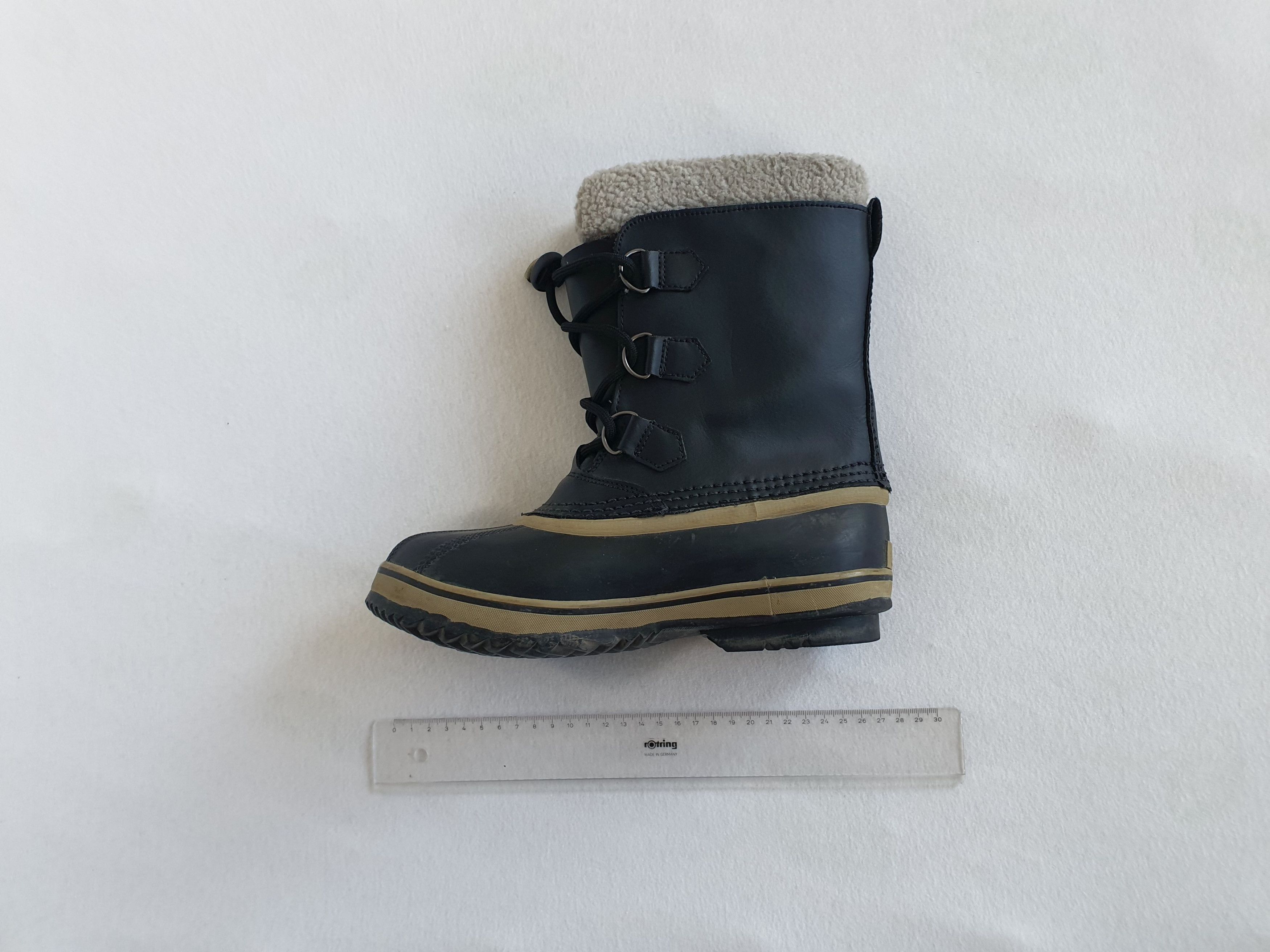 SOREL YOOT PAC (Kids CARIBOU) Nylon Waterproof Snow Boots Size US 5.5 / IT 35.5 - 11 Thumbnail