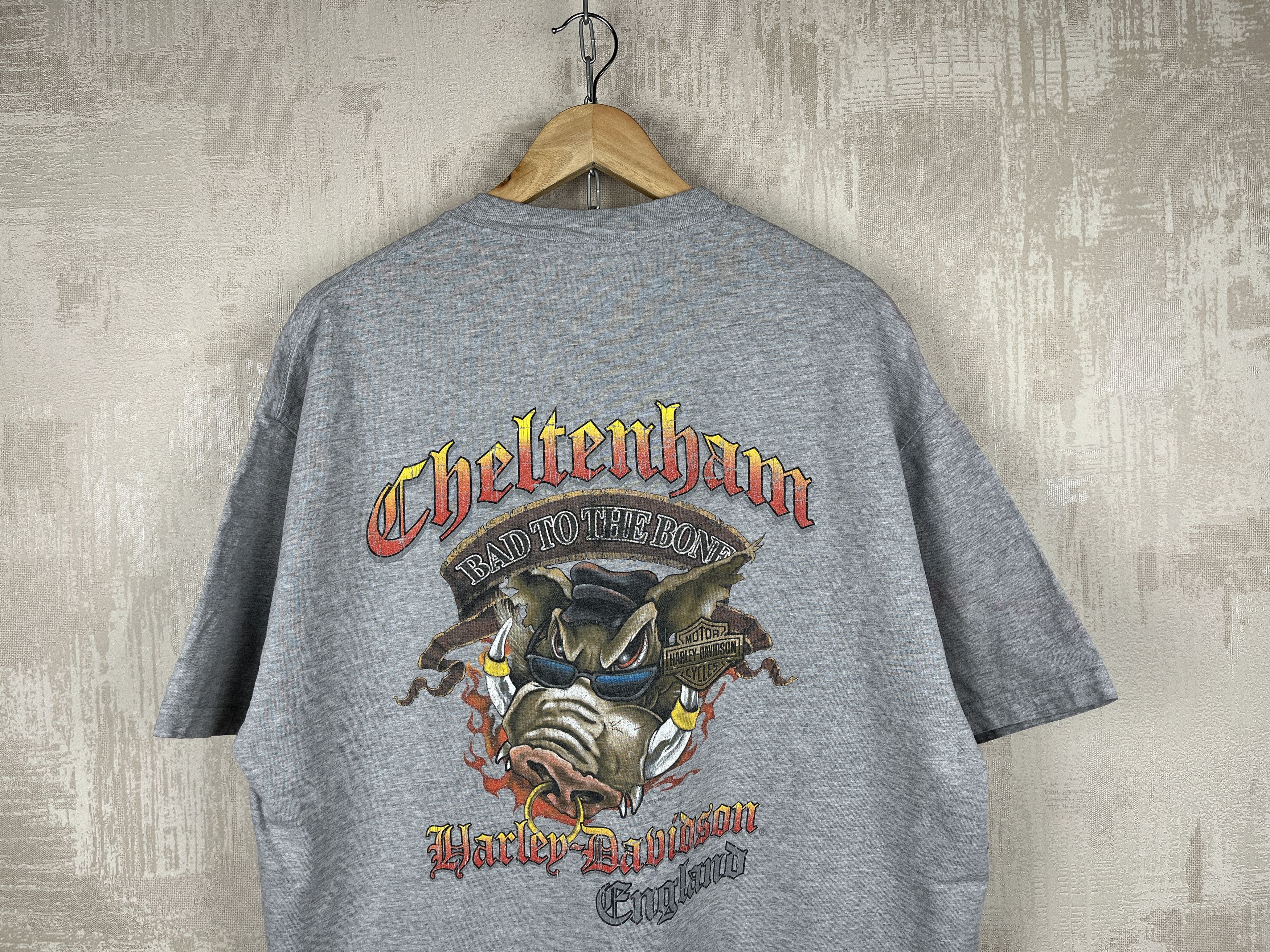 Harley Davidson Harley-Davidson 2010 Loyal to One Cheltenham England T-shirt Size US XL / EU 56 / 4 - 3 Thumbnail