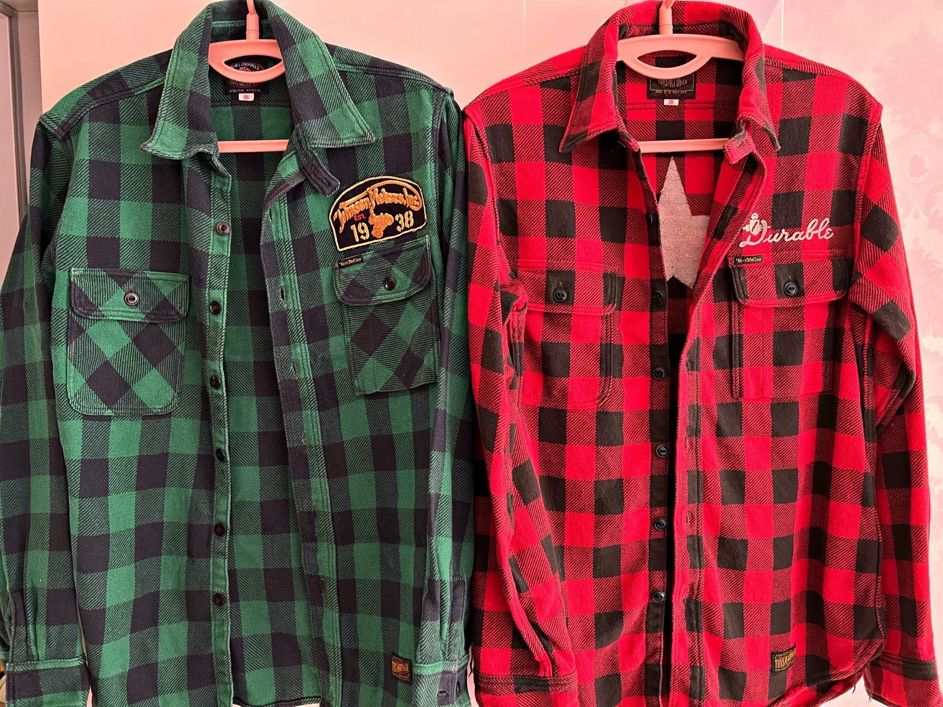 TOYS McCOY Toysmccoy Flannel Checkered Shirt Set Size US M / EU 48-50 / 2 - 1 Thumbnail