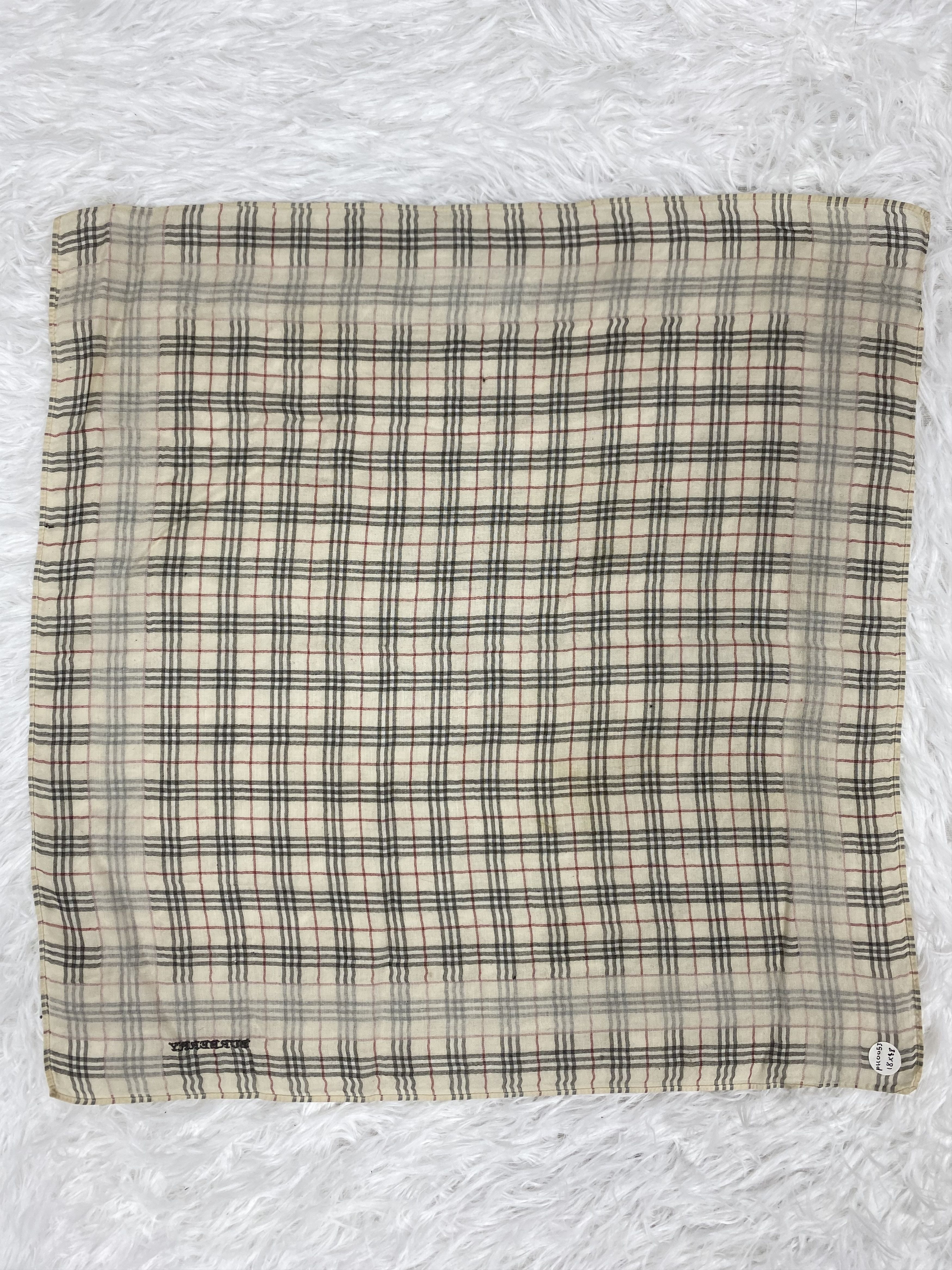 Burberry × Vintage Vintage Burberry Handkerchief PH0053 Size ONE SIZE - 4 Thumbnail