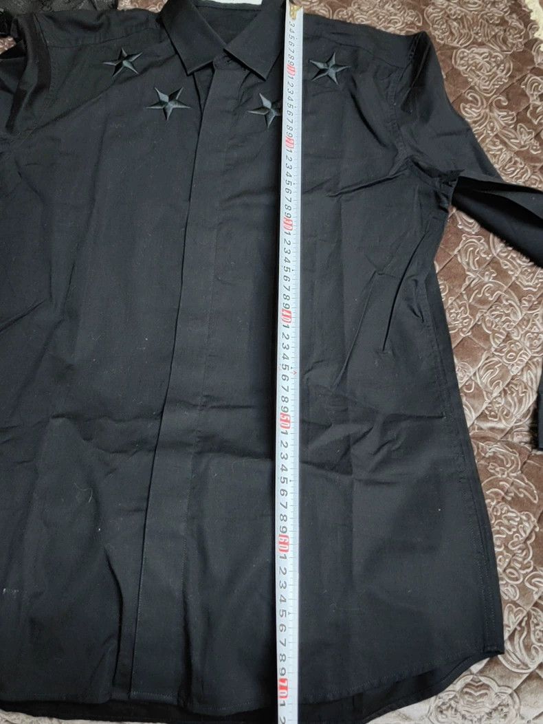 Givenchy Givenchy Size41 Black star pattern shirt, 41 inches, four e Size US M / EU 48-50 / 2 - 9 Thumbnail