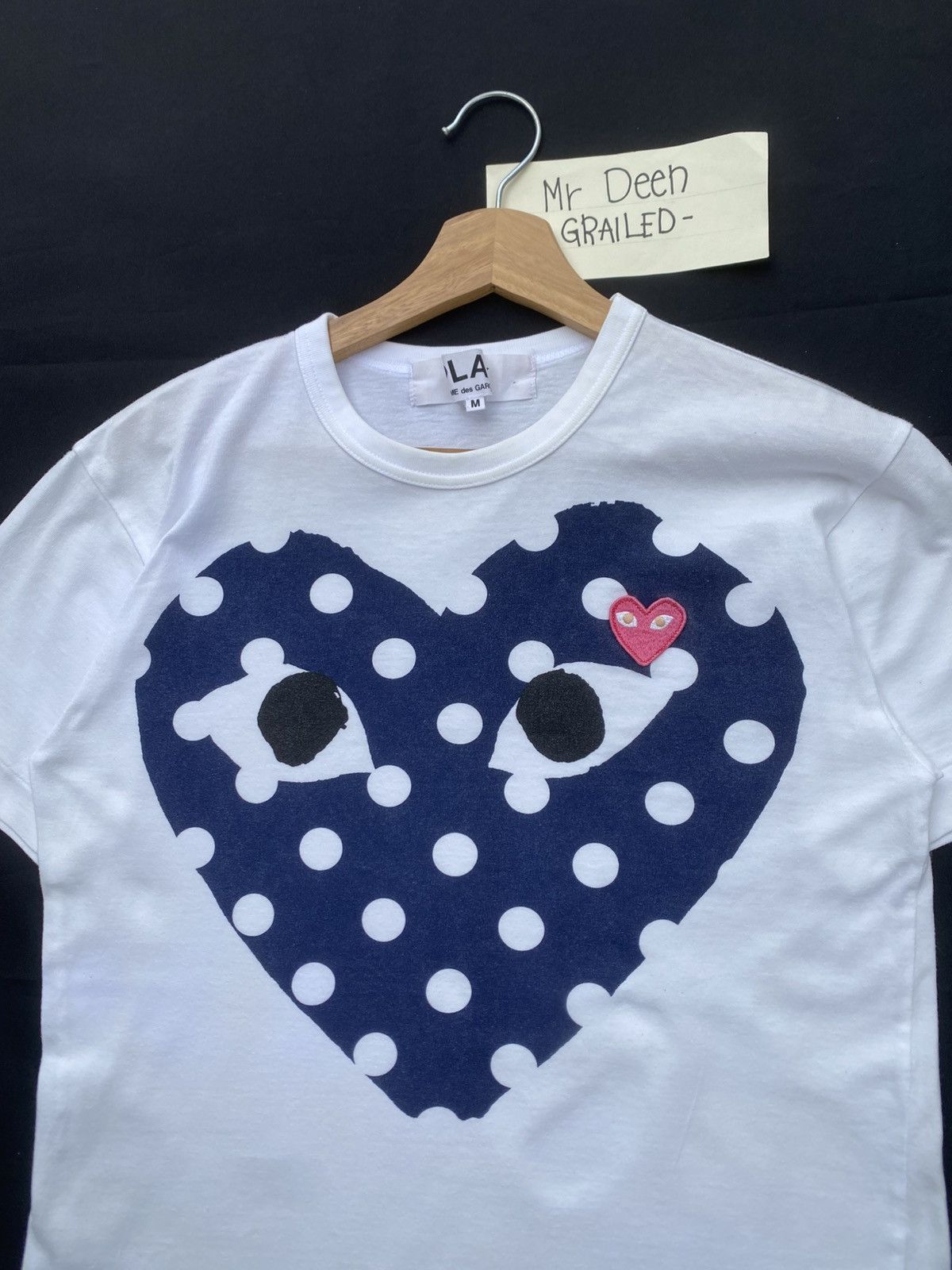 Comme des Garcons Play Comme Des Garcons T Shirt Polka Dot Big Logo Size US S / EU 44-46 / 1 - 7 Thumbnail