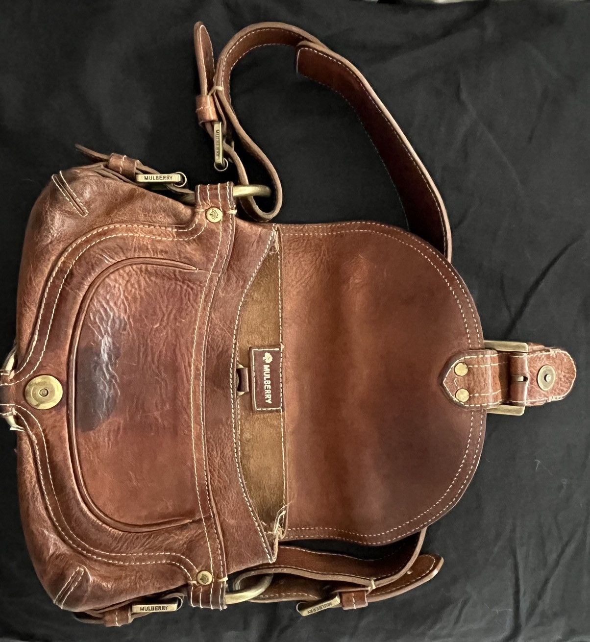 Mulberry Vintage Mulburry leather bag Size ONE SIZE - 6 Thumbnail