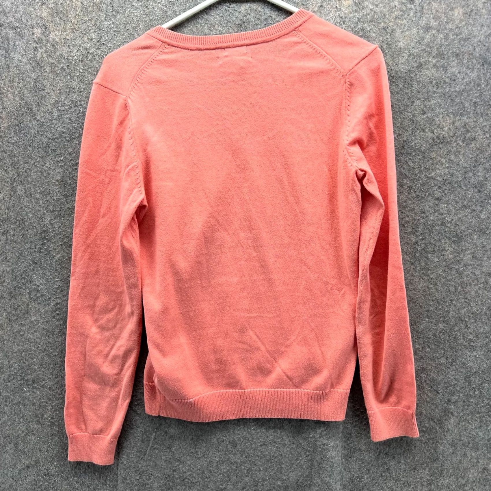 Tommy Hilfiger Tommy Hilfiger Sweater Women Small Peach Crewneck Pullover Pima Cotton Stretch Size S / US 4 / IT 40 - 2 Thumbnail