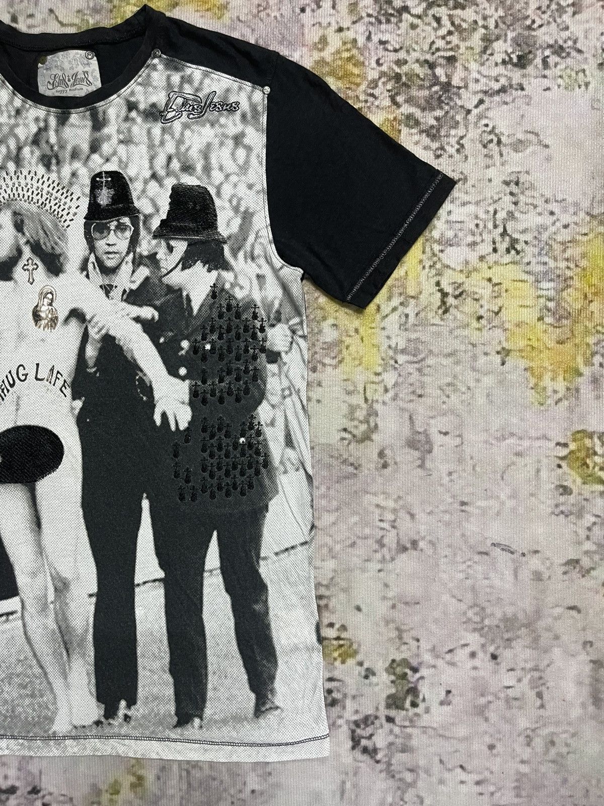 Seditionaries Elvis Jesus Punk All Over Full Print Tshirt Thug Life Size US M / EU 48-50 / 2 - 4 Thumbnail