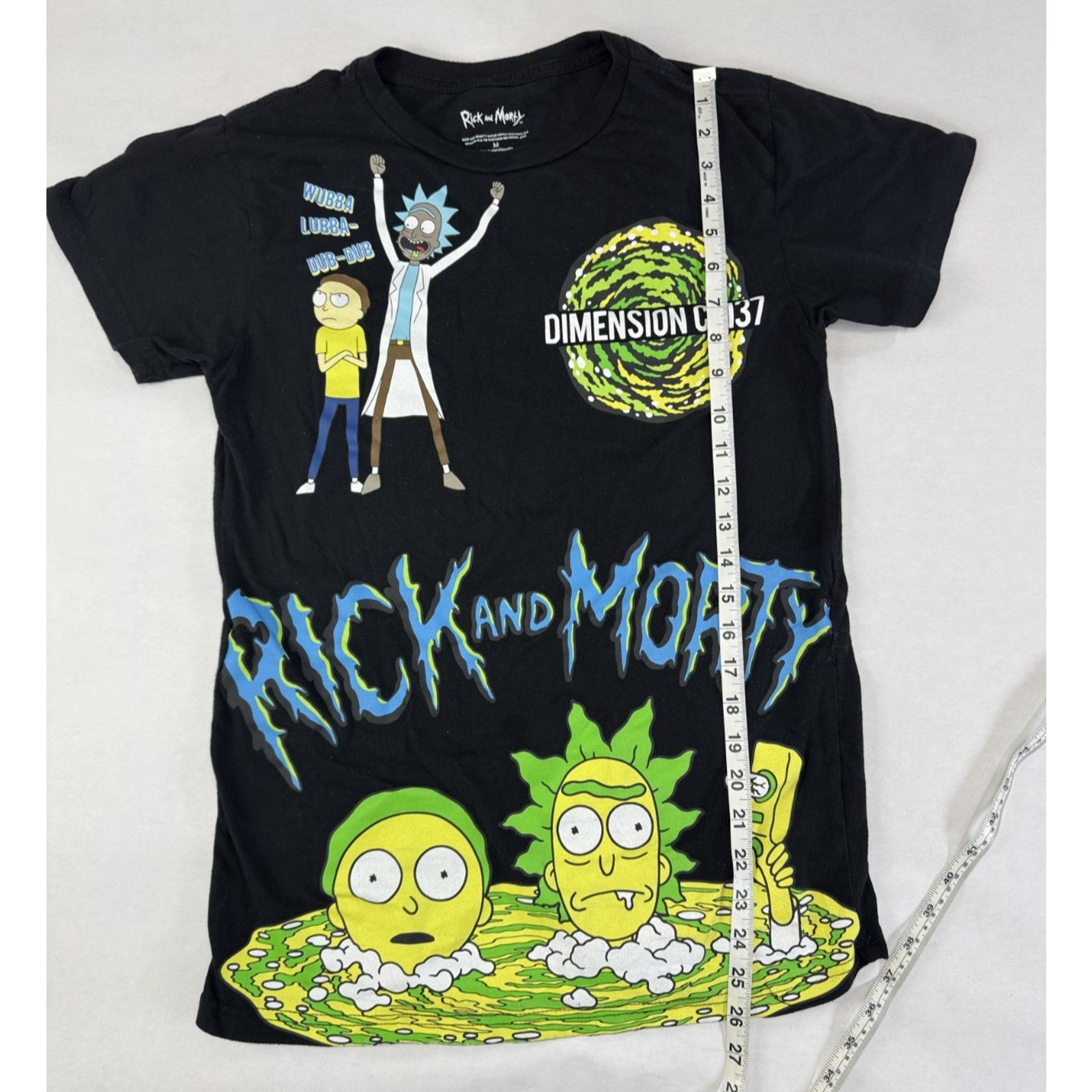 Other Rick and Morty Wubba Lubba Dub-Dub Dimension 137 Tee Medium Size US M / EU 48-50 / 2 - 3 Thumbnail