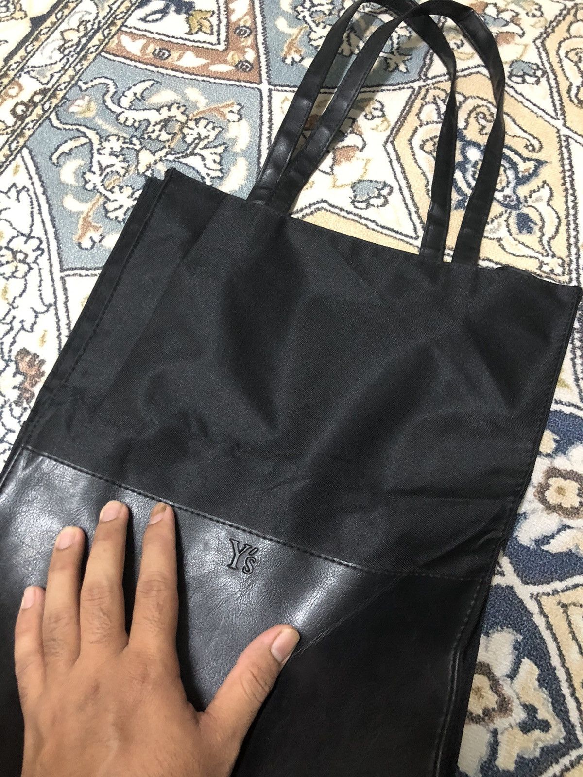 Yohji Yamamoto Vintage Ys by Yohji Yamamoto Black Tote Bag Size ONE SIZE - 7 Thumbnail