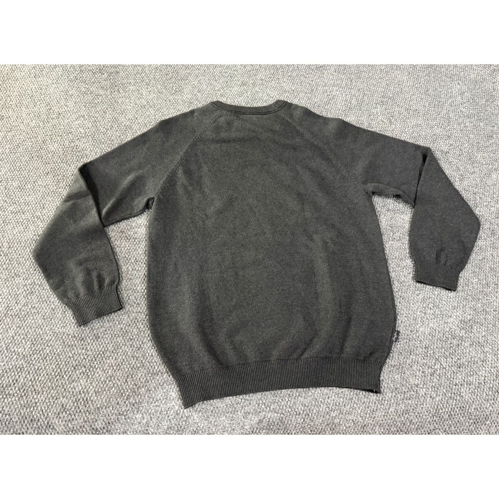 Sean John Sean John Sweater Mens 2XL Gray Crewneck Pullover Knit Embroidered Logo HipHop Sweatshirt Size US XXL / EU 58 / 5 - 6 Thumbnail
