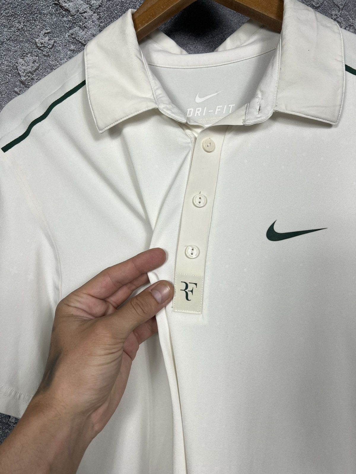 Nike Nike Court Roger Federer RF 2011 Wimbledon Tennis Polo Tee Size US L / EU 52-54 / 3 - 5 Thumbnail