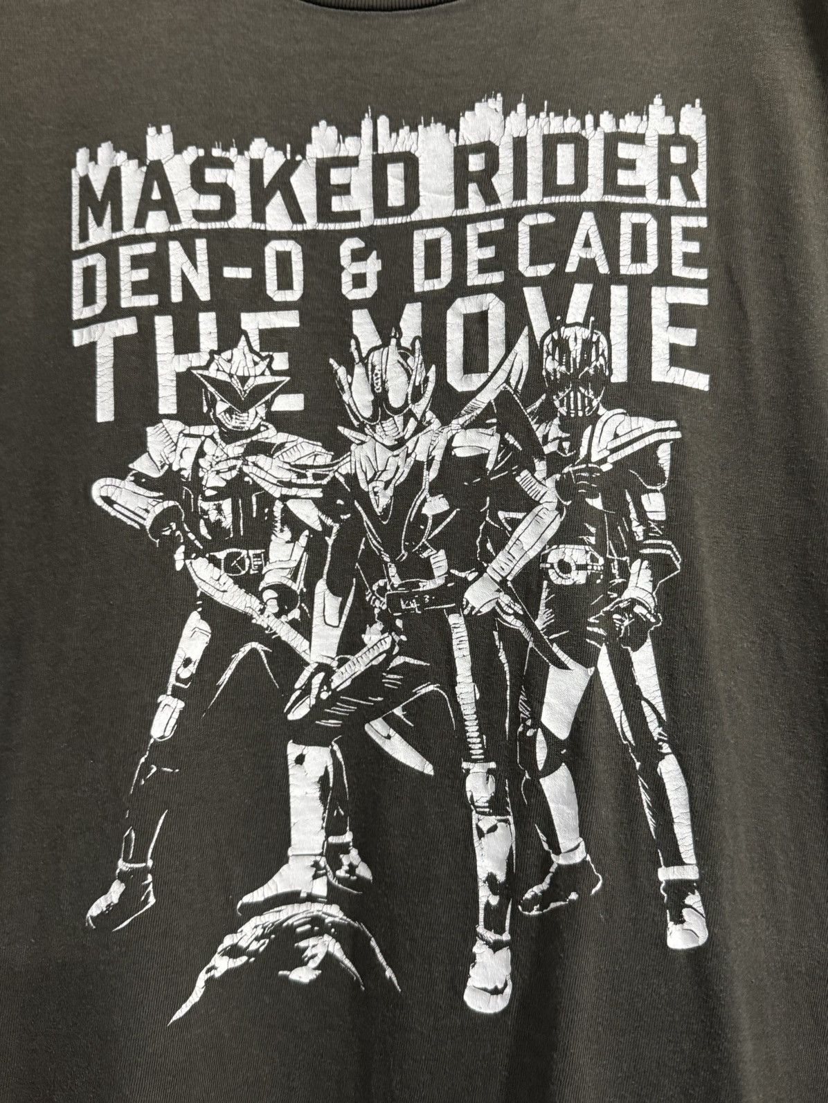 Anime × Vintage Thrashed Vintage Masked Rider Bandai Sun Faded Tee Size US L / EU 52-54 / 3 - 3 Thumbnail