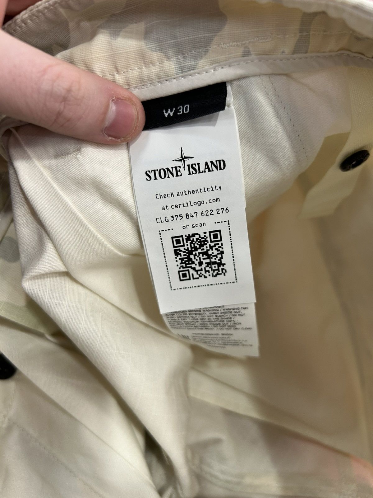 Stone Island × Supreme Stone Island x Supreme Camo Cargo Pants Size US 30 / EU 46 - 7 Thumbnail
