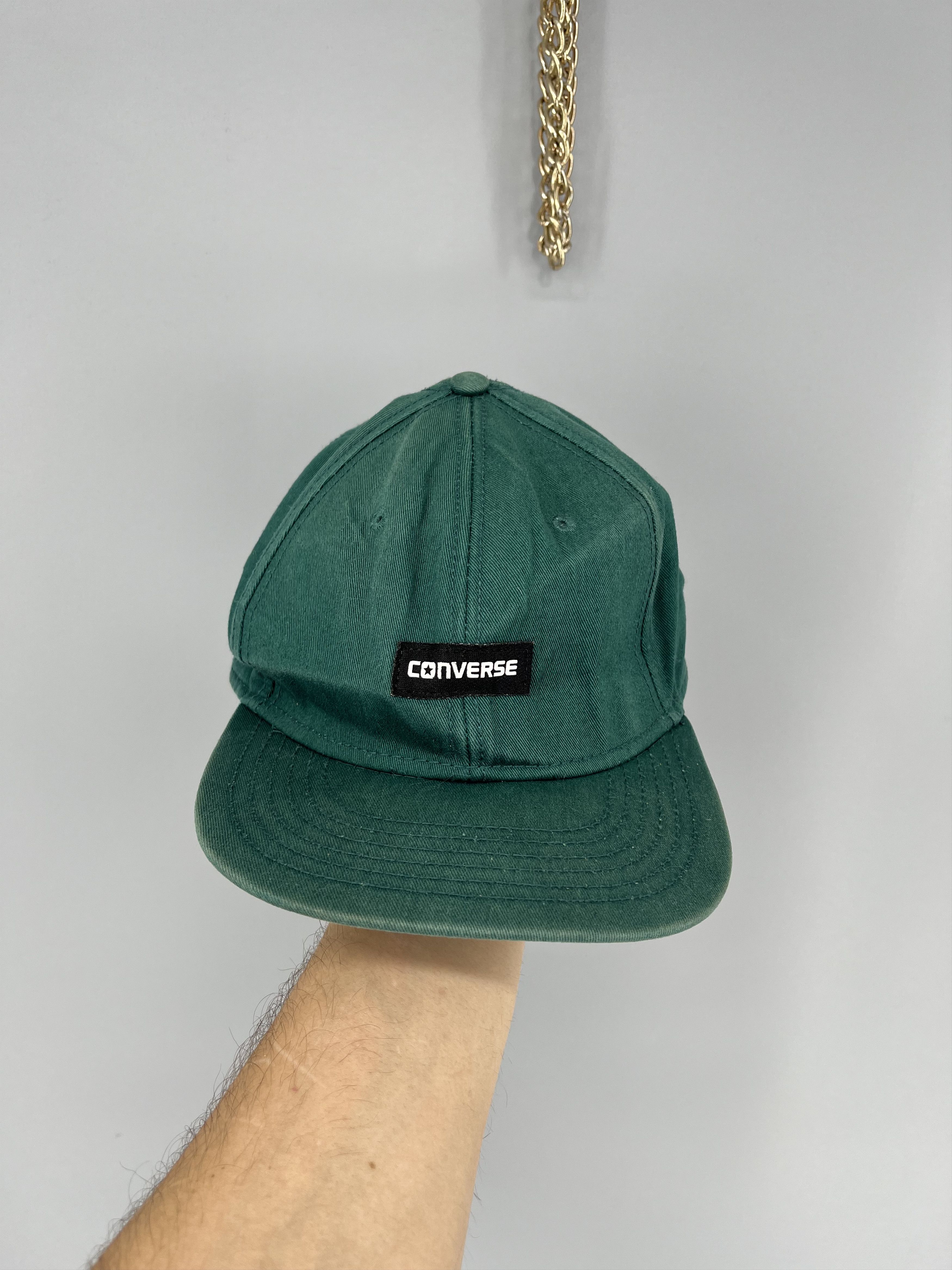 Converse Vinatge Y2K Converse Classic big Logo Strapback Hat Cap Size ONE SIZE - 1 Thumbnail