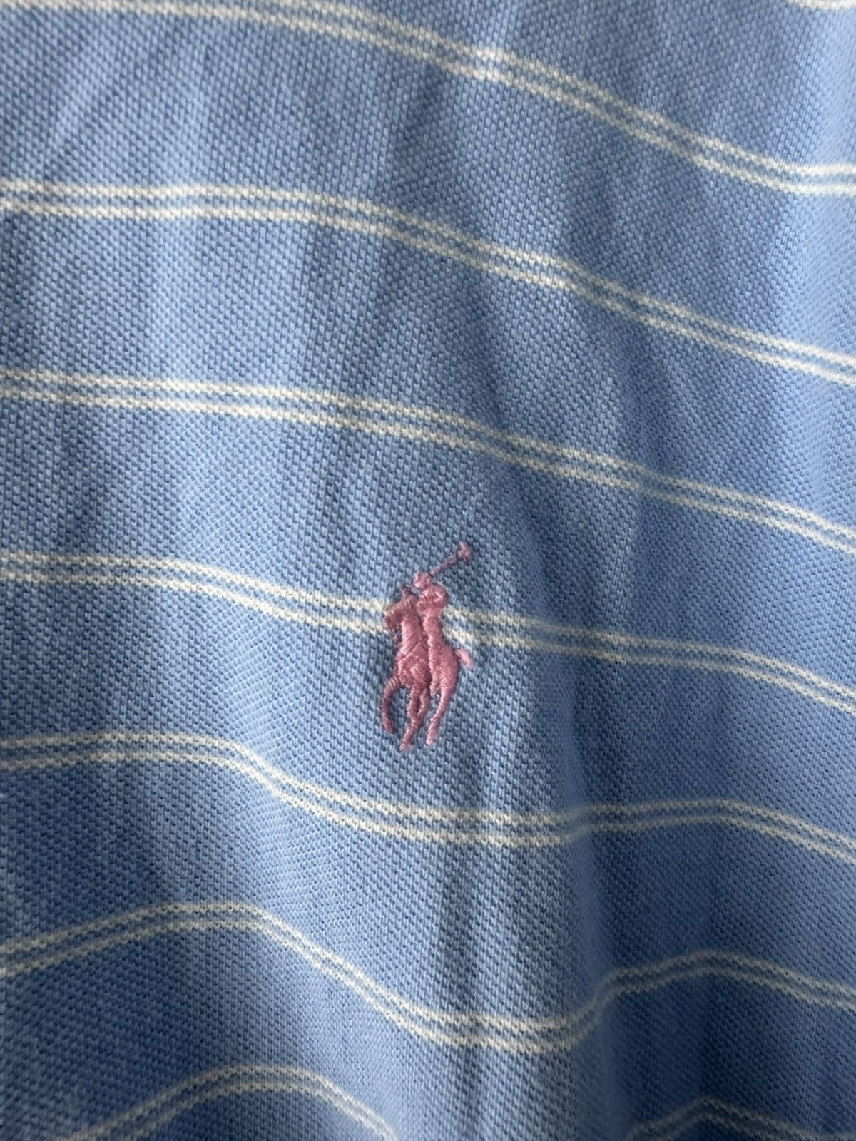 Polo Ralph Lauren Polo by Ralph Lauren XXL Polo Shirt Pink Pony Logo Striped Size US XXL / EU 58 / 5 - 2 Thumbnail