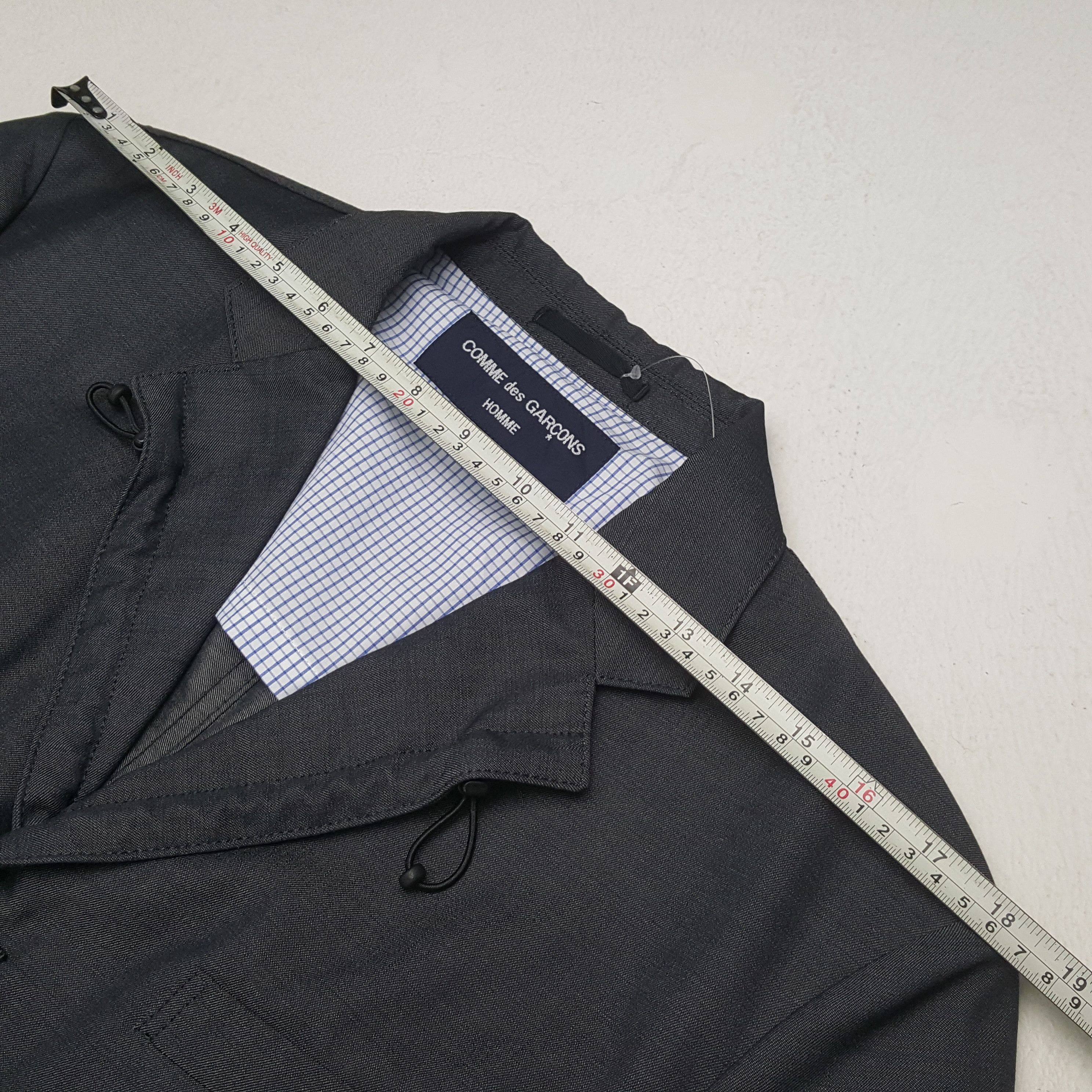 Comme des Garcons Homme × Japanese Brand × Vintage Comme Des Garcons Homme Designer Brand Blazer c282n28 Size US M / EU 48-50 / 2 - 9 Thumbnail