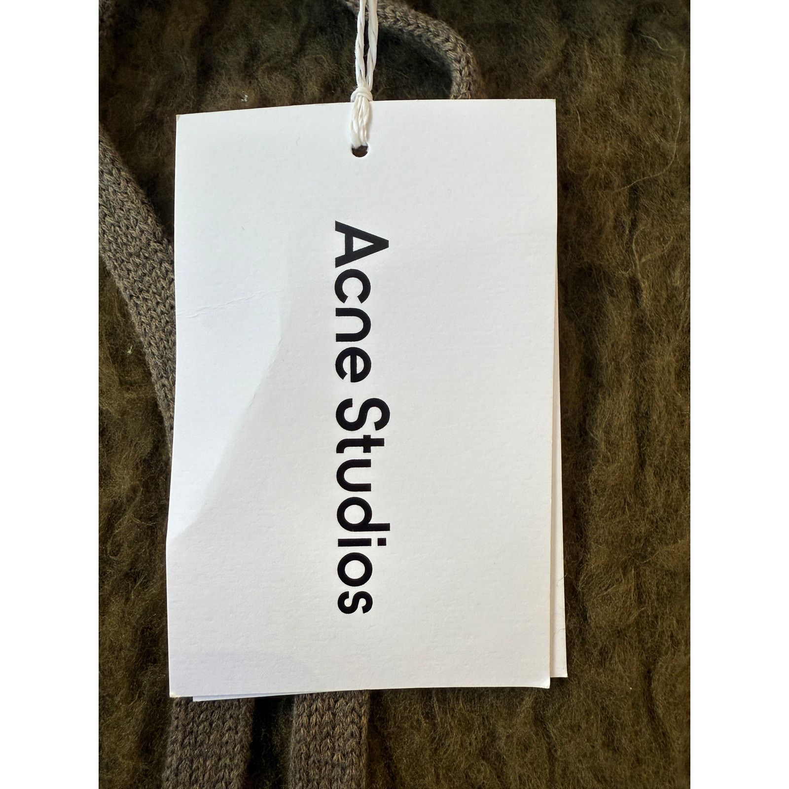 Acne Studios $855 Acne Studios Green Fuzzy Knit Hoodie Size US S / EU 44-46 / 1 - 4 Thumbnail