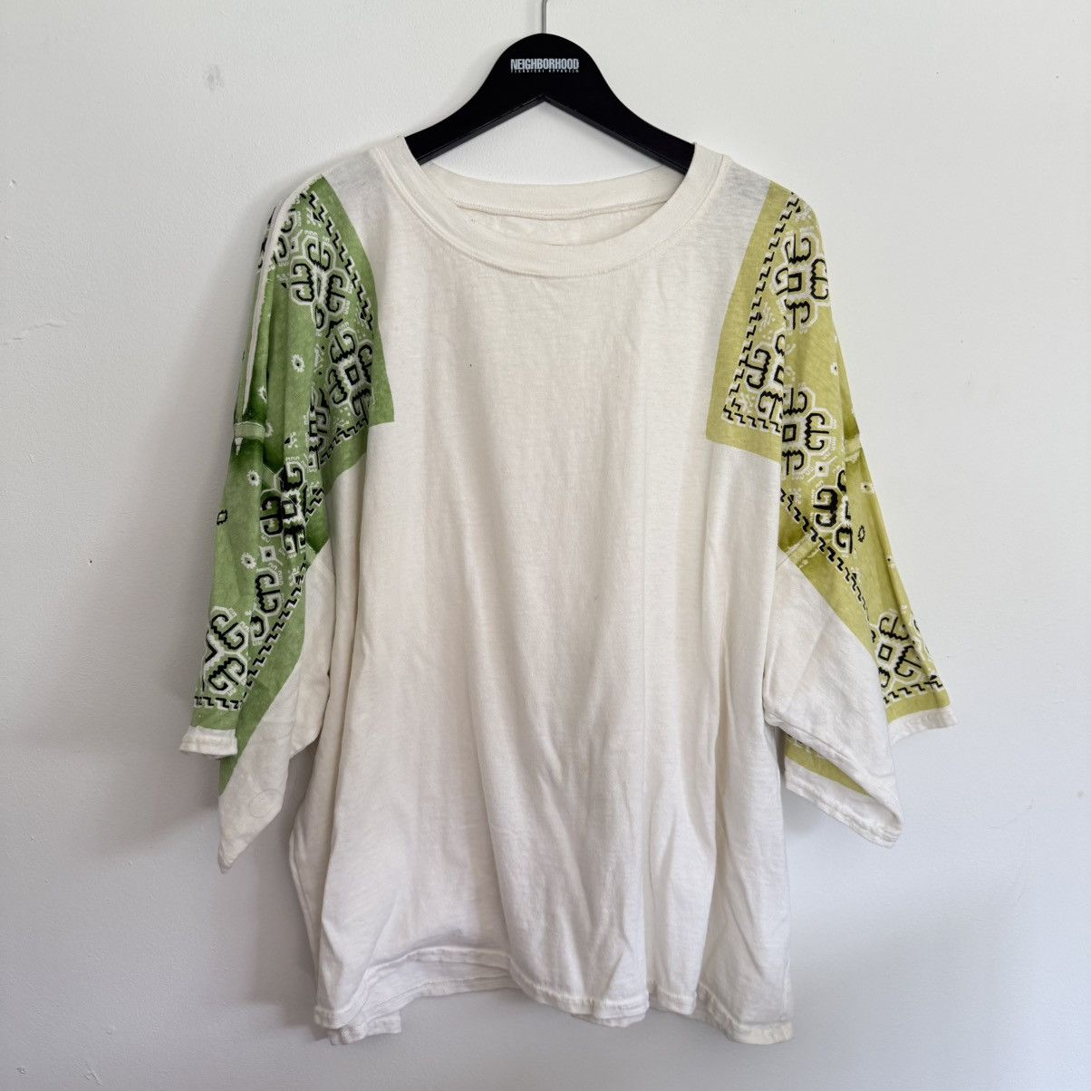 Kapital Bandana Paisley Huge T Green and Yellow Size US XL / EU 56 / 4 - 1 Thumbnail