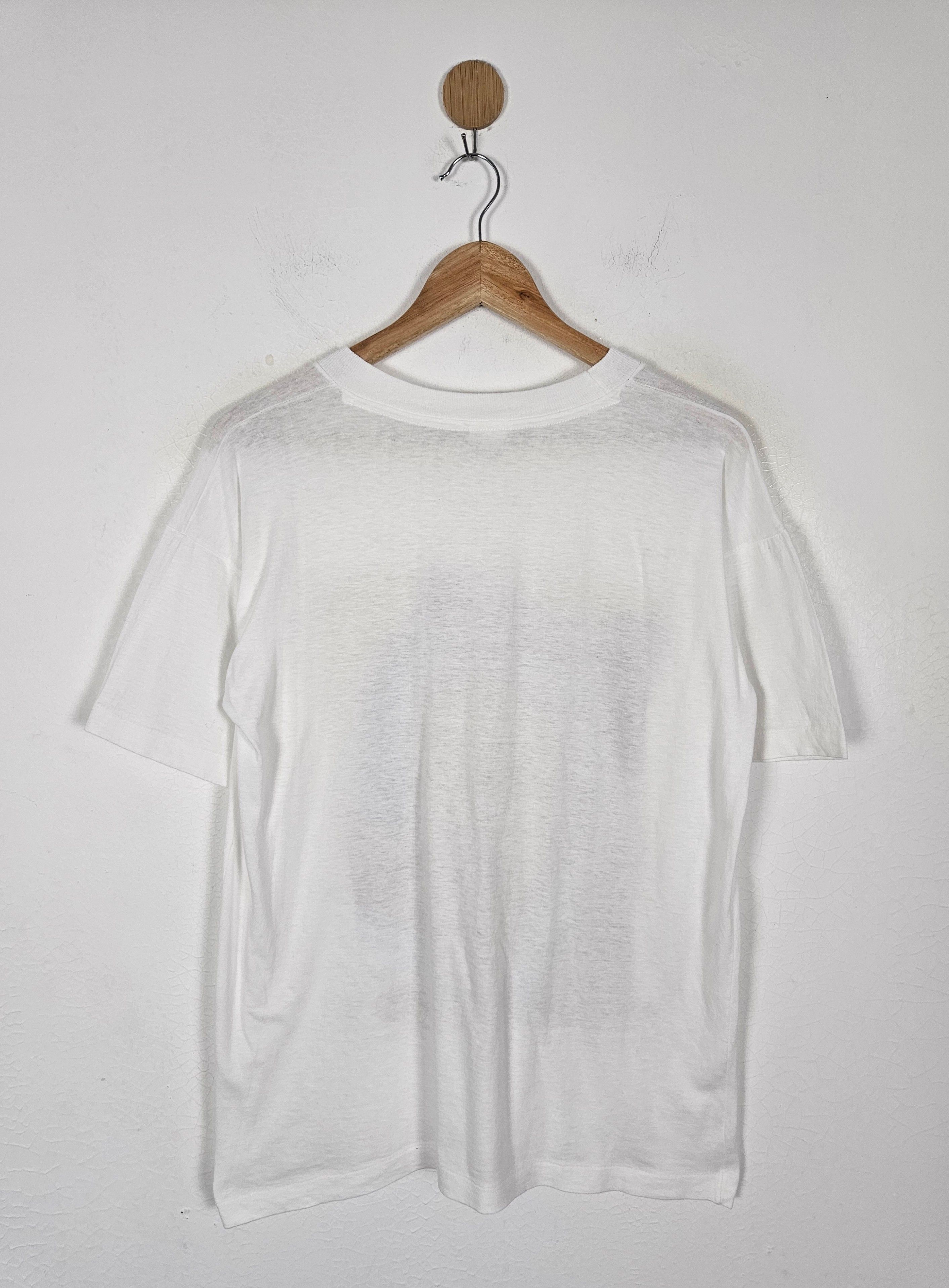 Vintage 90s Michelangelo art white graphic t shirt