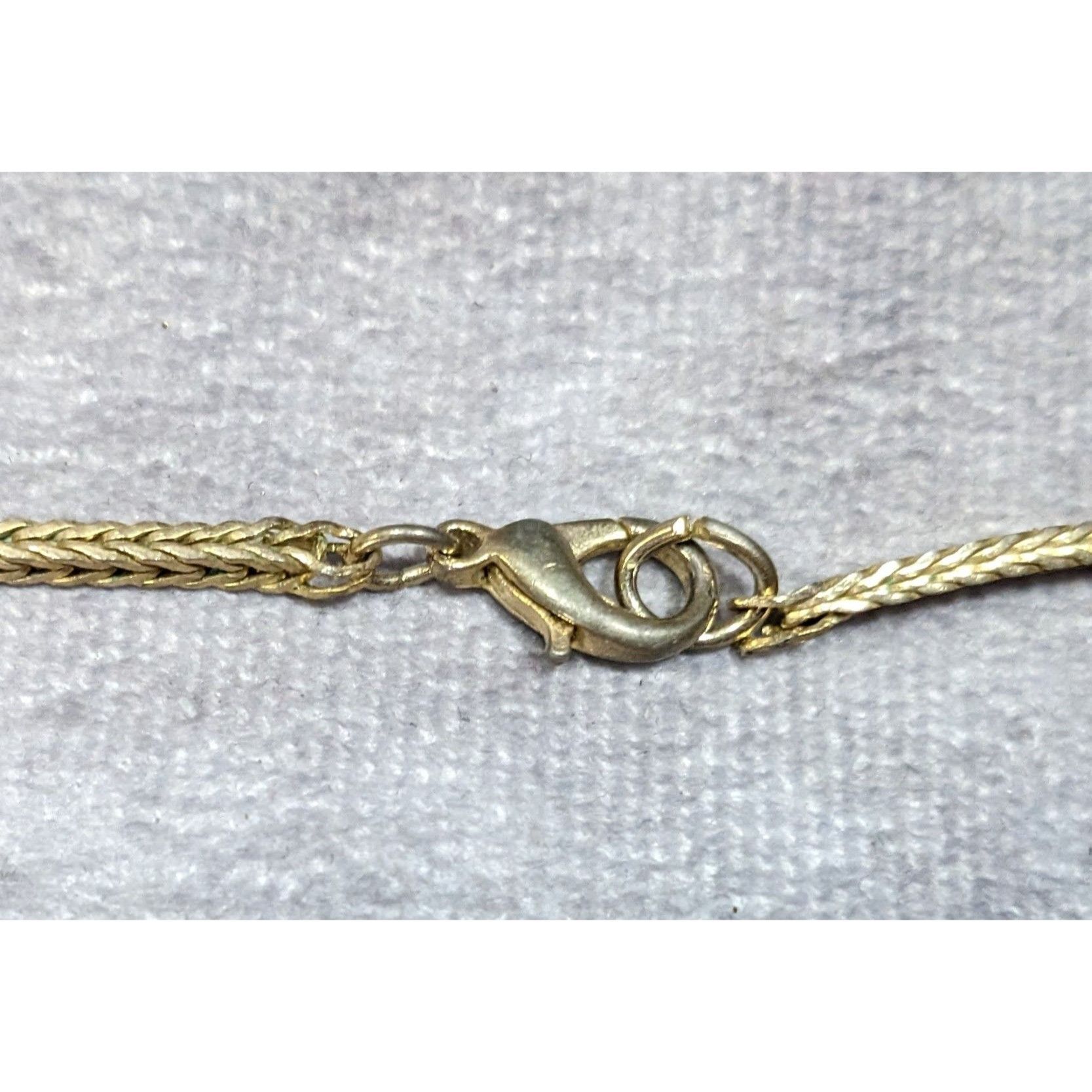 Other Vintage Hollow Wheat Chain Gold Tone With Lobster Clasp Size ONE SIZE - 8 Thumbnail
