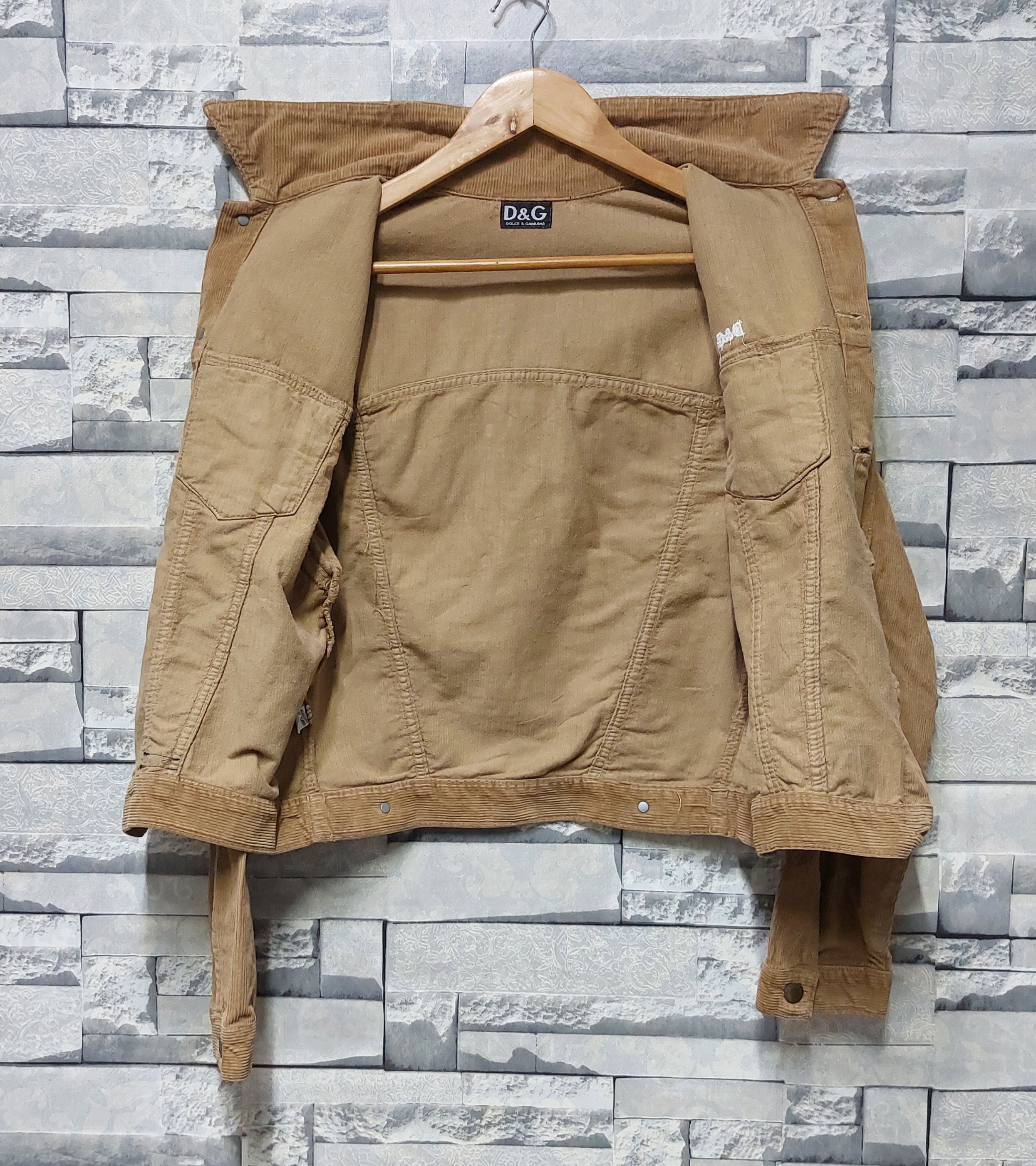 Dolce & Gabbana Dolce & Gabbana Cord jacket Size L / US 10 / IT 46 - 8 Thumbnail