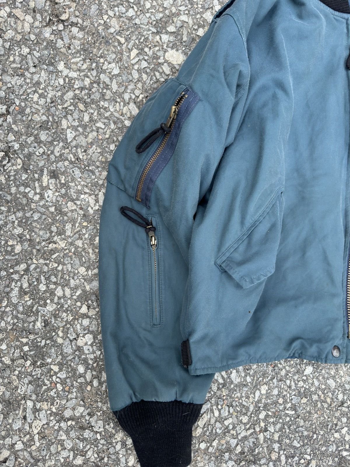 Vintage 70s-80s Rare Vintage Military Jacket Cropped Fit Size US XL / EU 56 / 4 - 5 Thumbnail