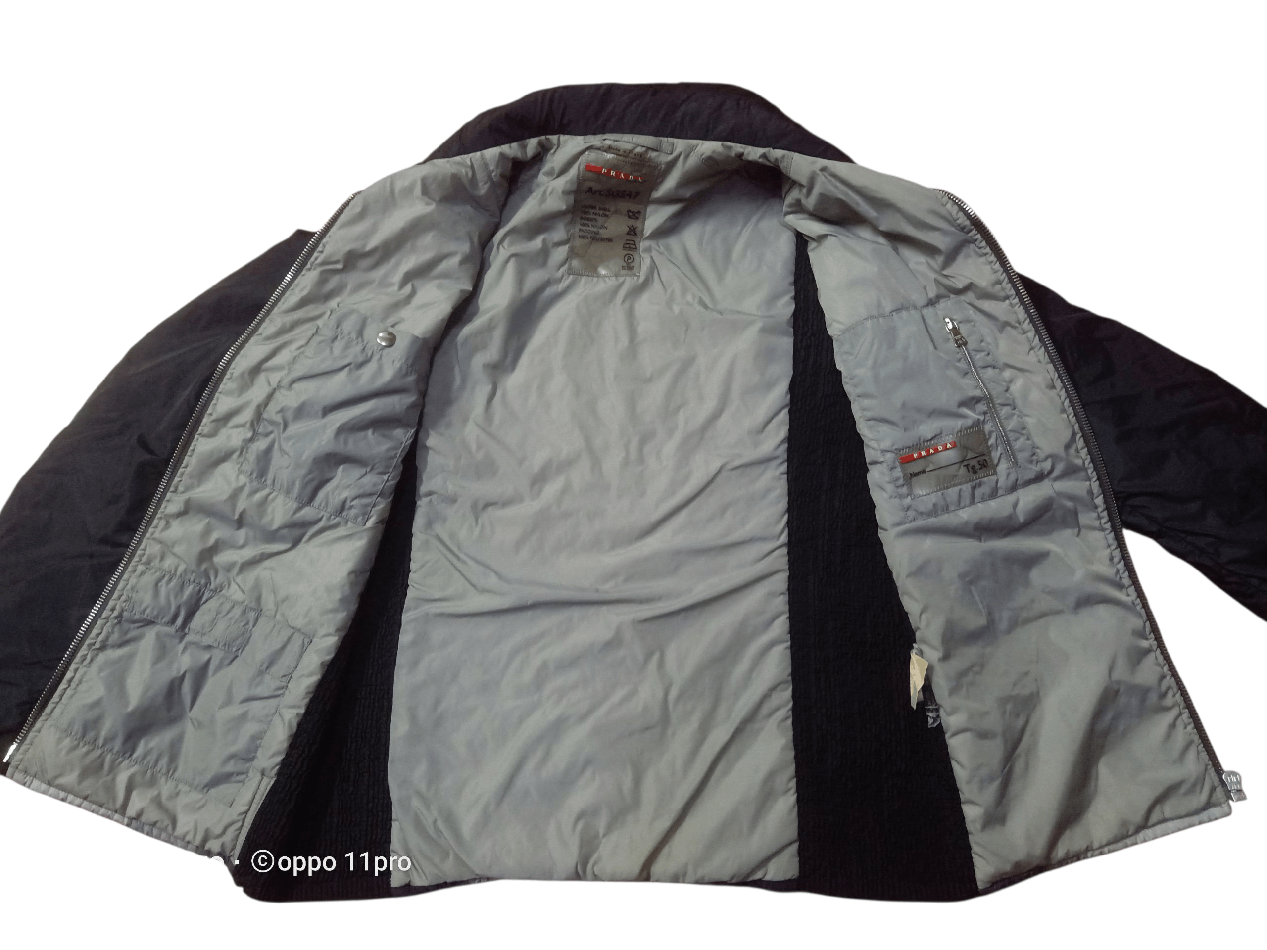 Prada 🌟Prada Art. SGS47 MEN NYLON ZIP JACKET 🌟 Size US M / EU 48-50 / 2 - 23 Thumbnail