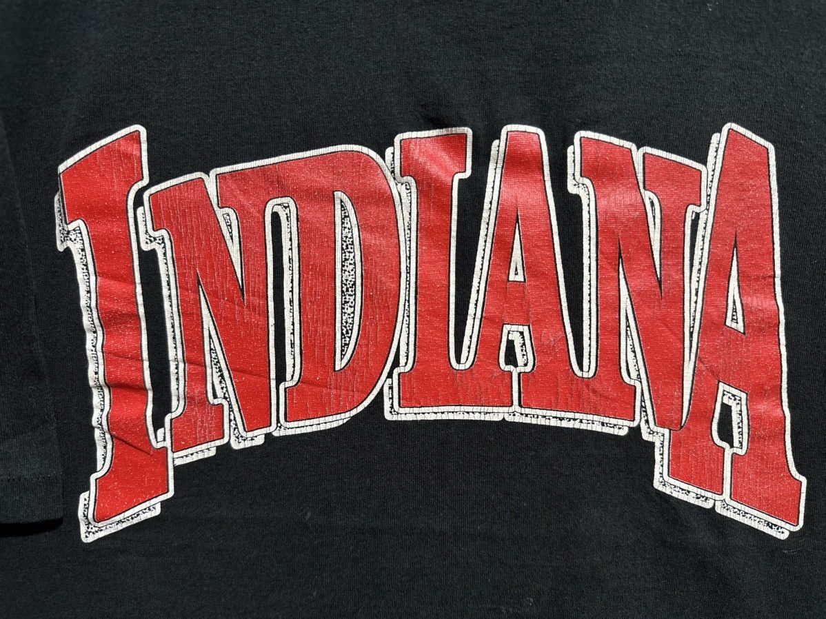 NBA Vintage 90s Indiana University Faded Tee Size US XXL / EU 58 / 5 - 2 Thumbnail