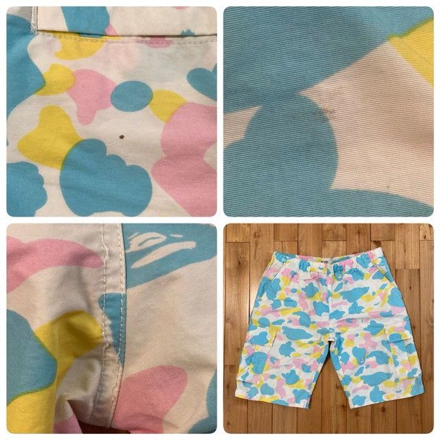 Bape BAPE Multi Camo Nylon Cargo Shorts cotton candy camo ★size M Size US 32 / EU 48 - 7 Thumbnail