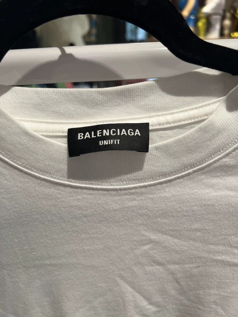 Balenciaga Balenciaga White Rainbow Short Sleeve Size XS New with Tag Size US XS / EU 42 / 0 - 2 Thumbnail