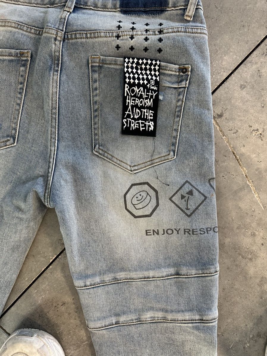 Ksubi Ksubi Enjoy Responsibility Denim Blue Size US 34 / EU 50 - 3 Thumbnail