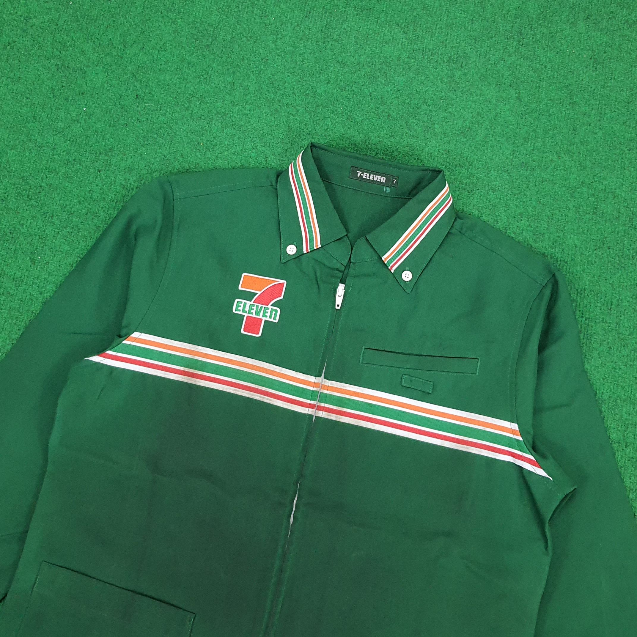 Vintage Vintage 7 Eleven Japanese Staff Uniform Jacket Size S / US 4 / IT 40 - 2 Thumbnail