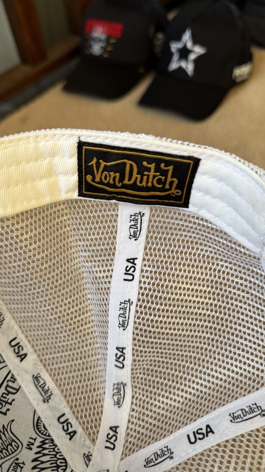 Von Dutch Von Dutch - white trucker Size ONE SIZE - 3 Thumbnail