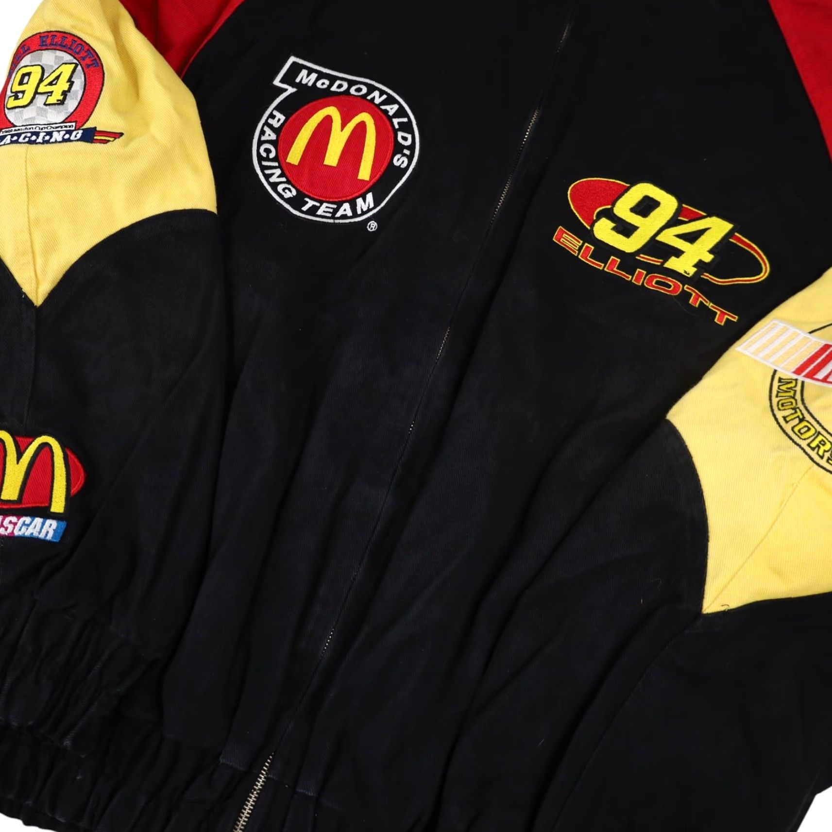 Logo Athletic VINTAGE Logo Athletic #94 Bill Elliott McDonalds Racing Jacket Mens Large Black Size US L / EU 52-54 / 3 - 4 Thumbnail