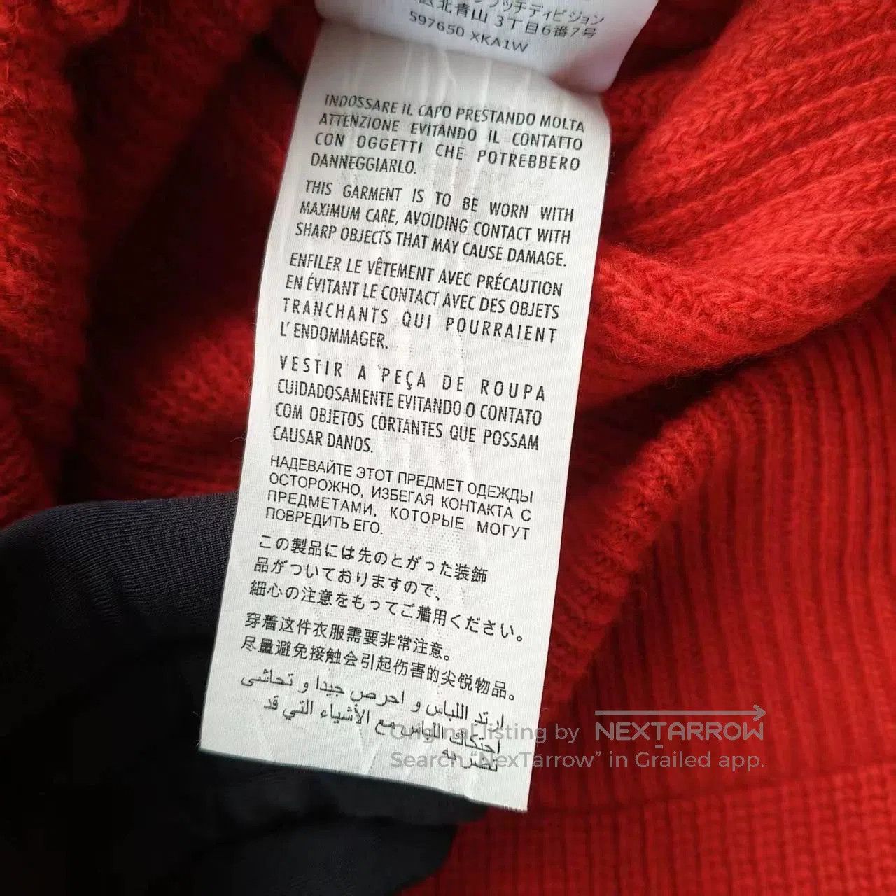 Gucci Orange Knit Cardigan with Button Front - Size L. Size US L / EU 52-54 / 3 - 5 Thumbnail