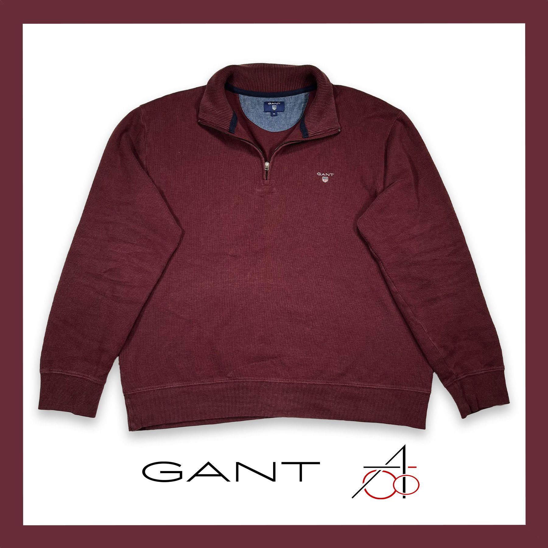 Gant Old money 1/4 zip sweater GANT, XL size Size US XL / EU 56 / 4 - 1 Thumbnail