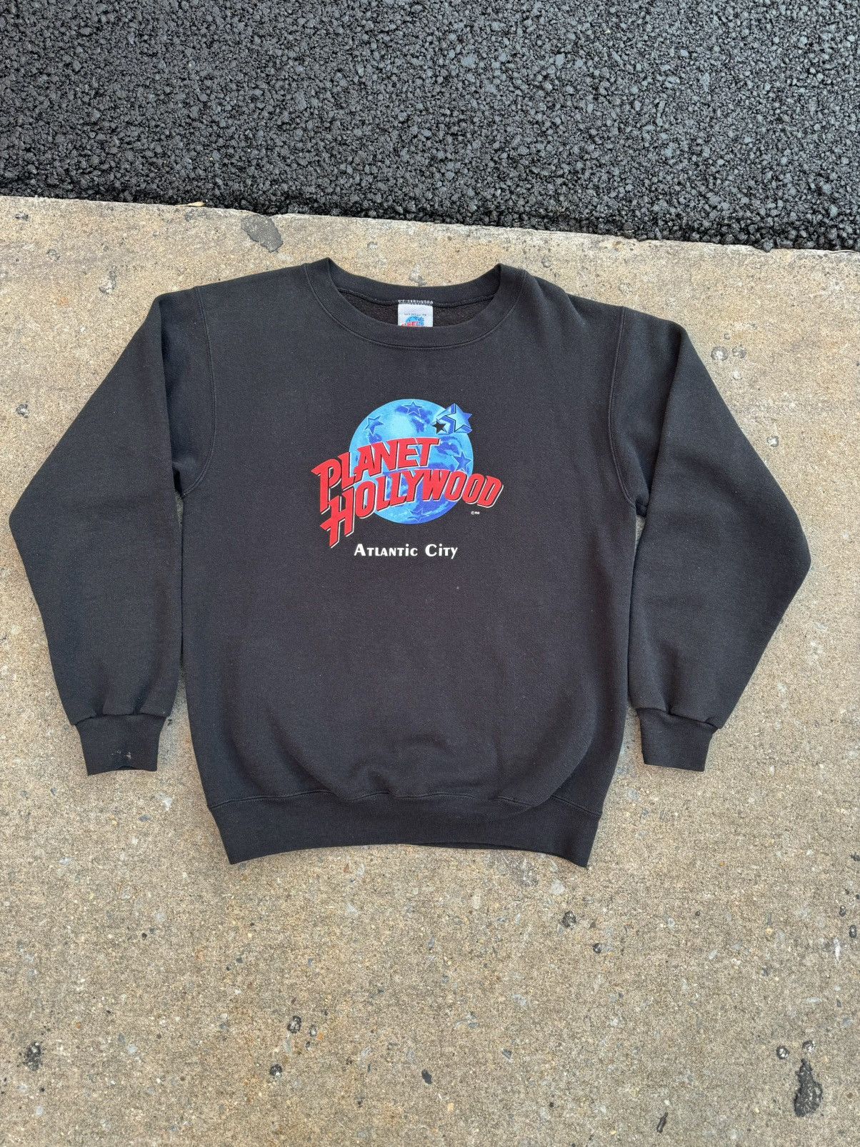 Band Tees × Planet Hollywood × Vintage Planet Hollywood Vintage 90’s Retro Logo Sweatshirt Size US M / EU 48-50 / 2 - 4 Thumbnail