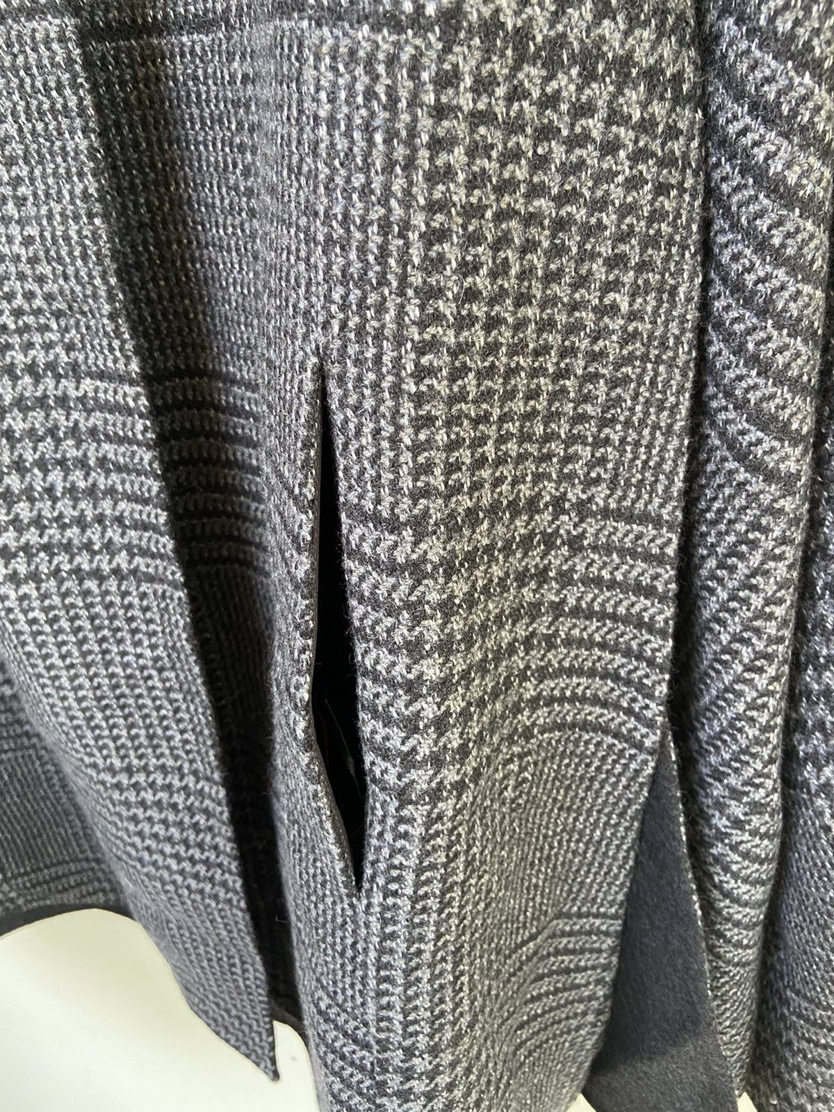 Loro Piana Loro Piana Baby Cashmere Houndstooth Print Cape Size S / US 4 / IT 40 - 4 Thumbnail