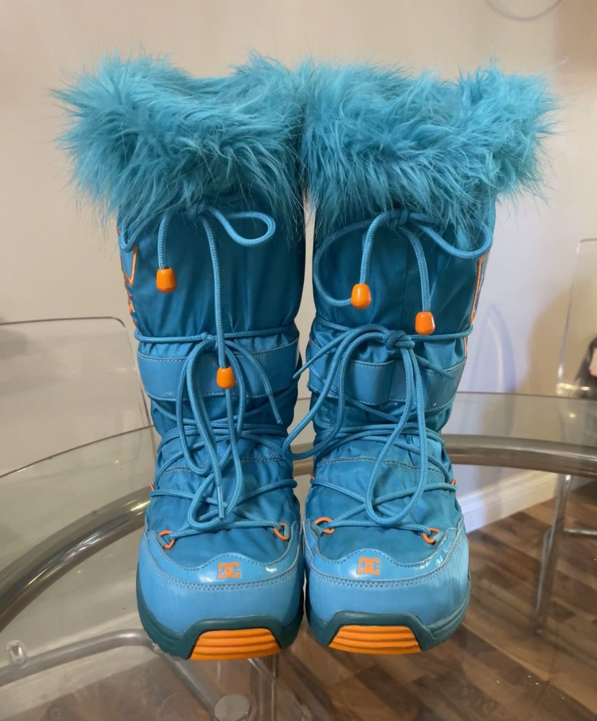 DC RARE DC SHOES CHALET BOOTS DC FUR LINED WINTER BOOTS