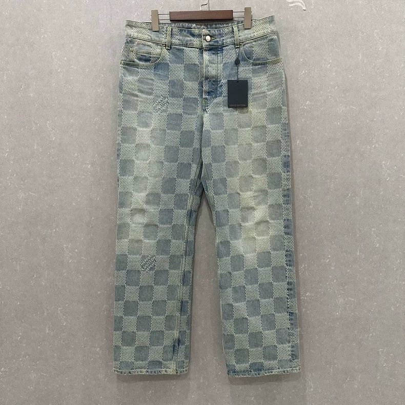 Louis Vuitton Louis Vuitton Checkerboard jeans Size US 36 / EU 52 - 1 Thumbnail